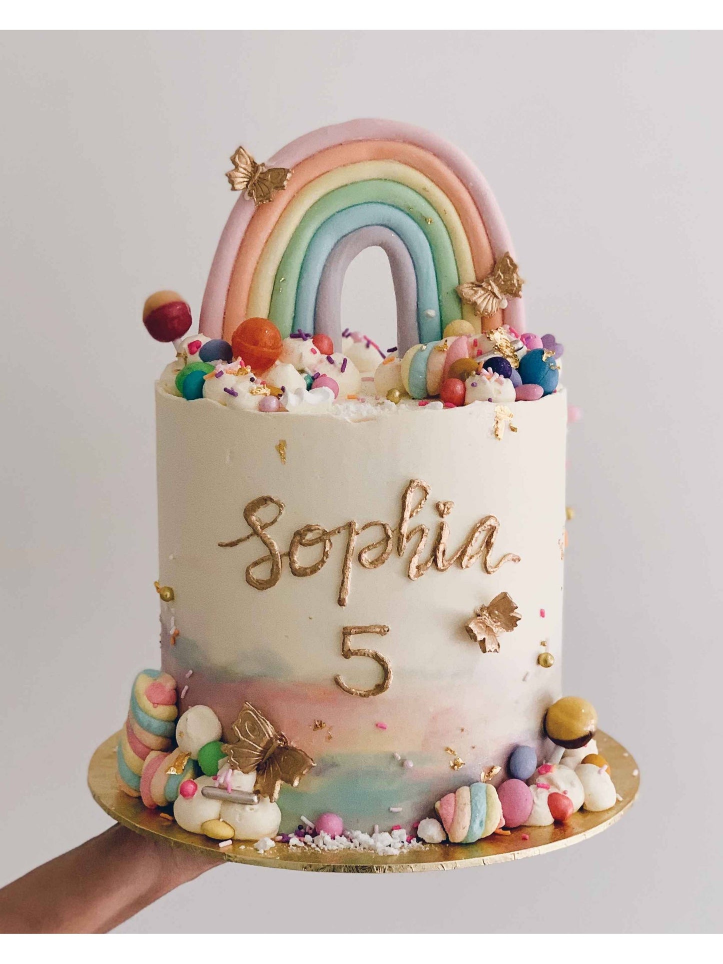 Soft Pink Watercolour Cake Singapore | Sarah’s Loft