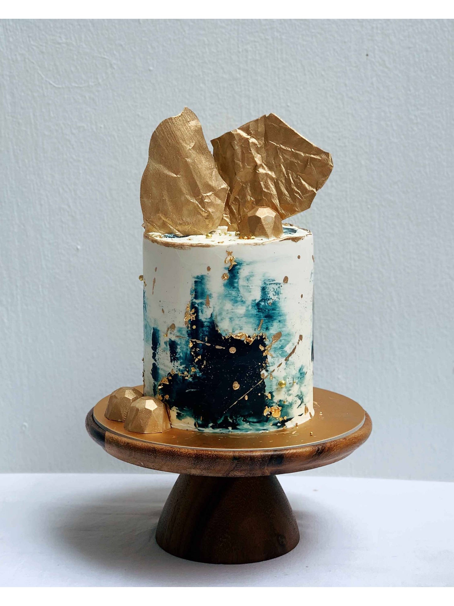 Custom Cake Singapore | Navy Jewel Cake | Sarah’s Loft