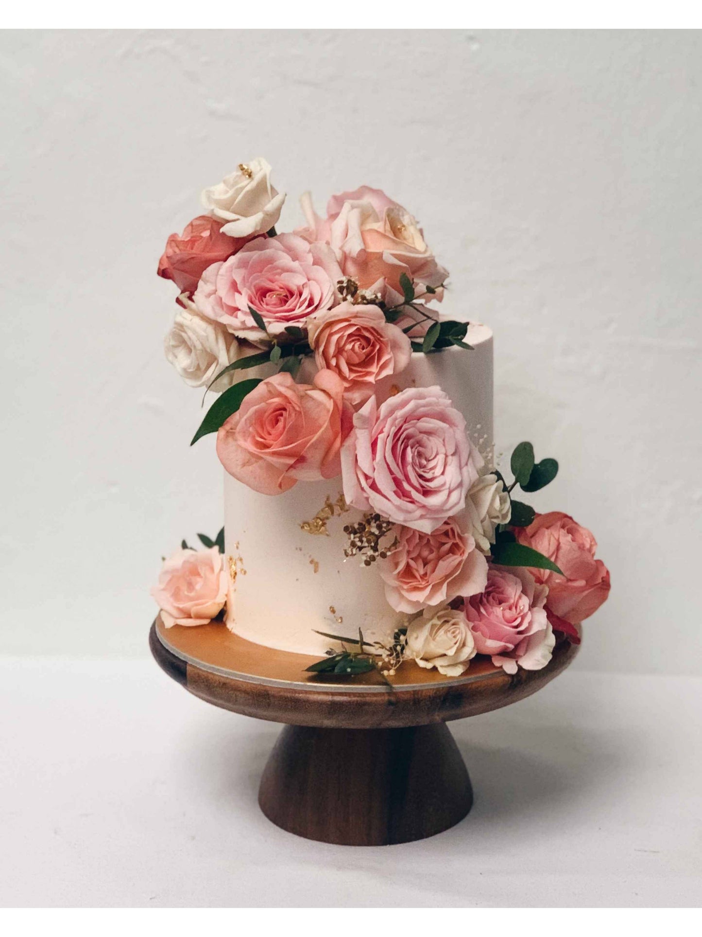Cascading Pink Wedding Cake Singapore | Sarah’s Loft