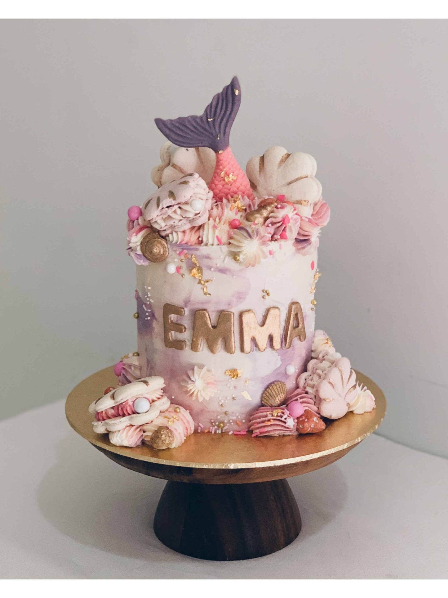 Pink Purple Mermaid Cake Singapore | Sarah’s Loft