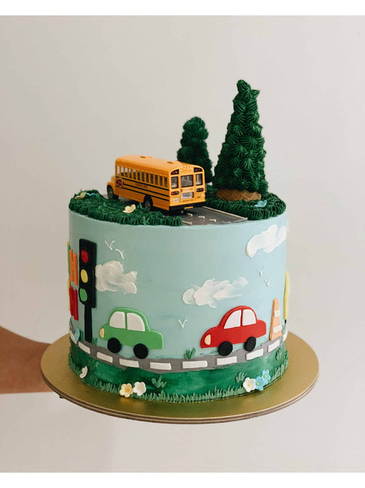 Car Bus Cake Singapore | Kids Birthday Cake | Sarah’s Loft
