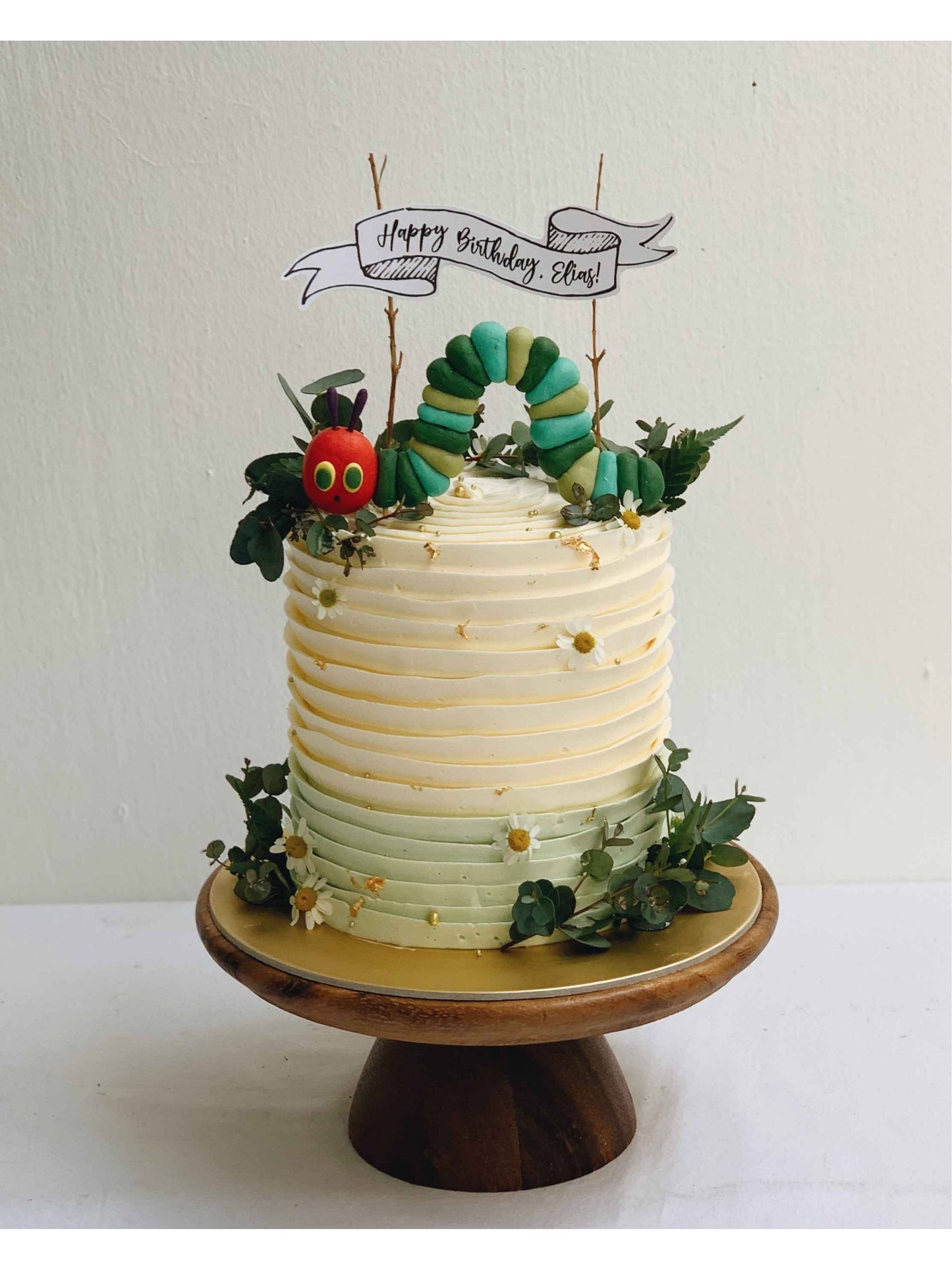 Caterpillar Cake Singapore | Custom Caterpillar Birthday Cake l Sarah's Loft