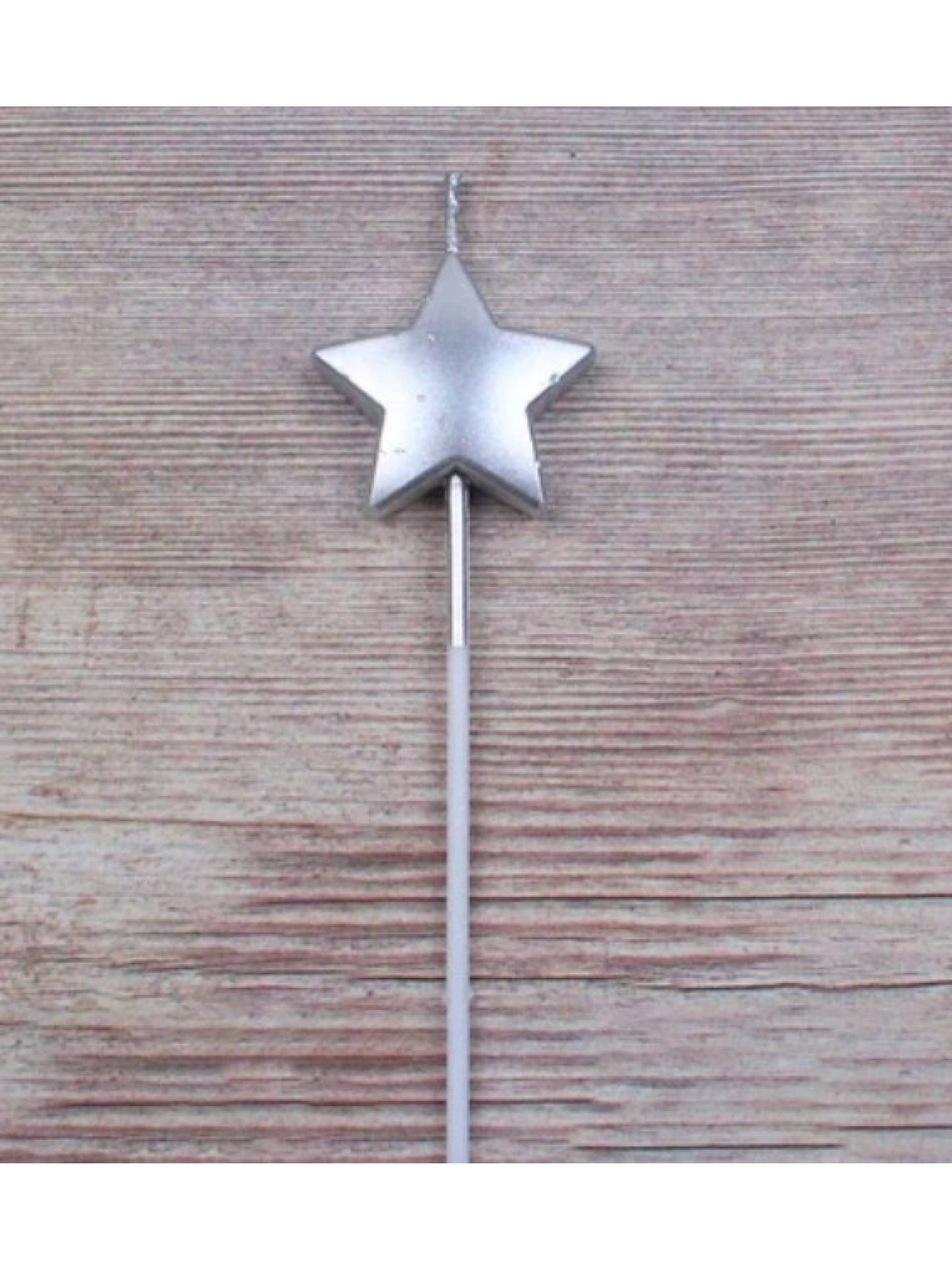 Silver Star Candle