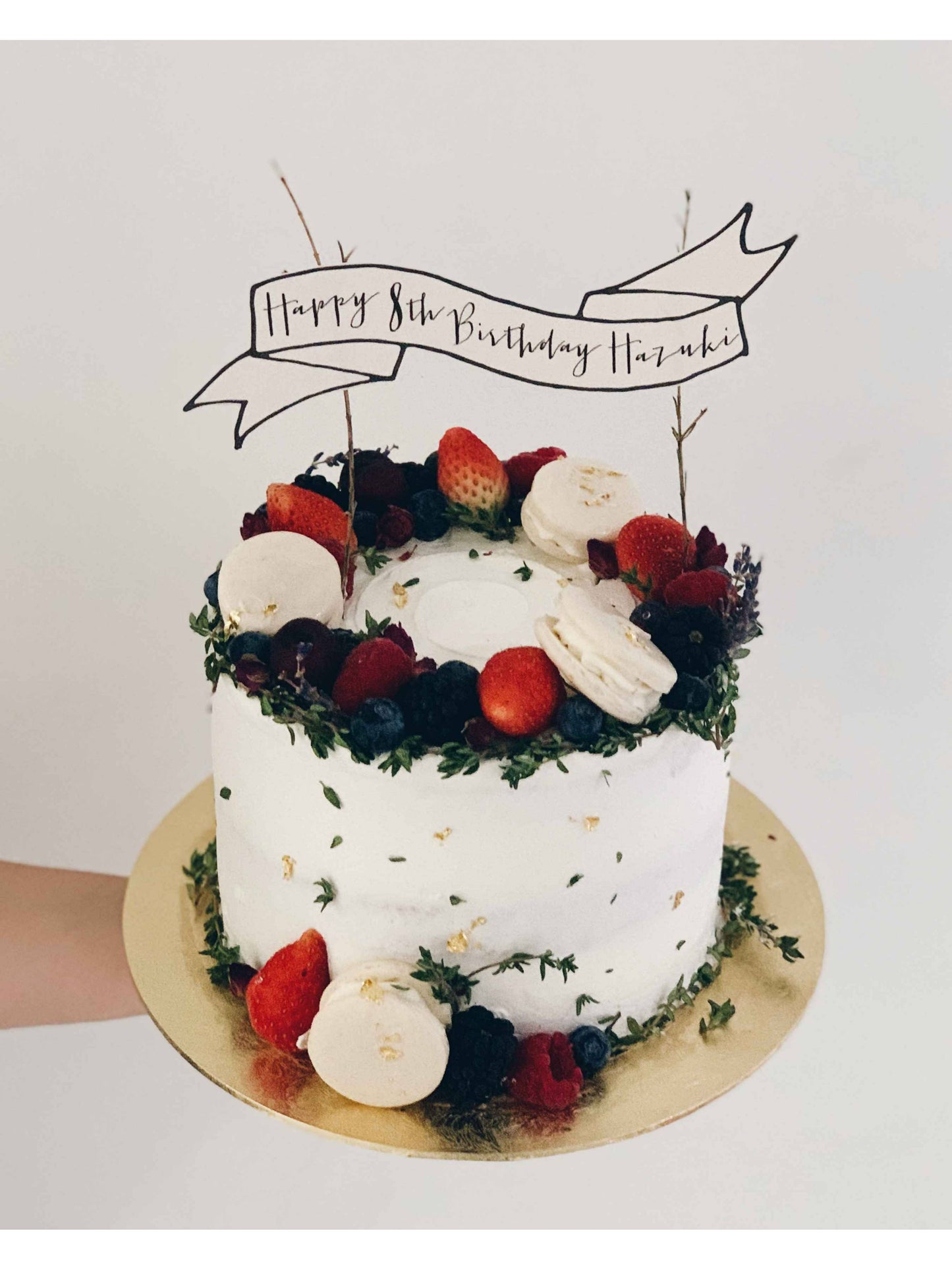 Berries Macaron Cake Singapore | Sarah’s Loft