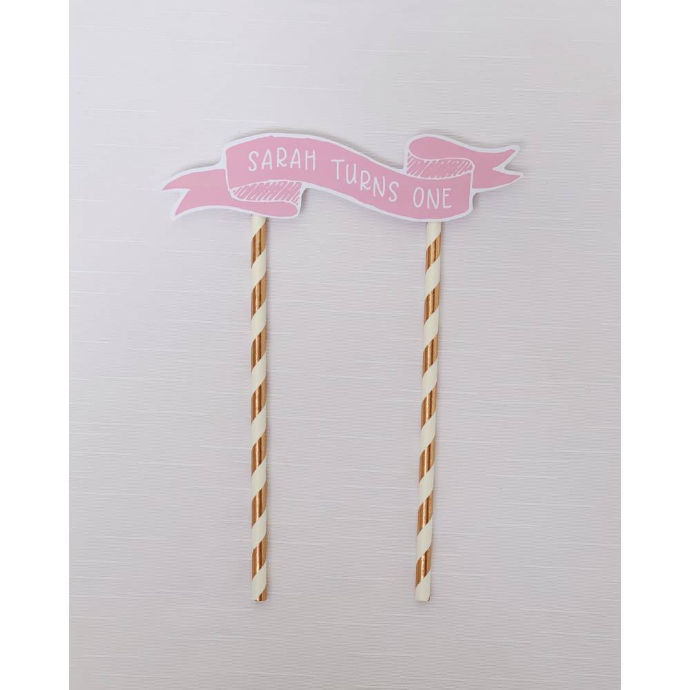 Personalised Message Banner (Pink)