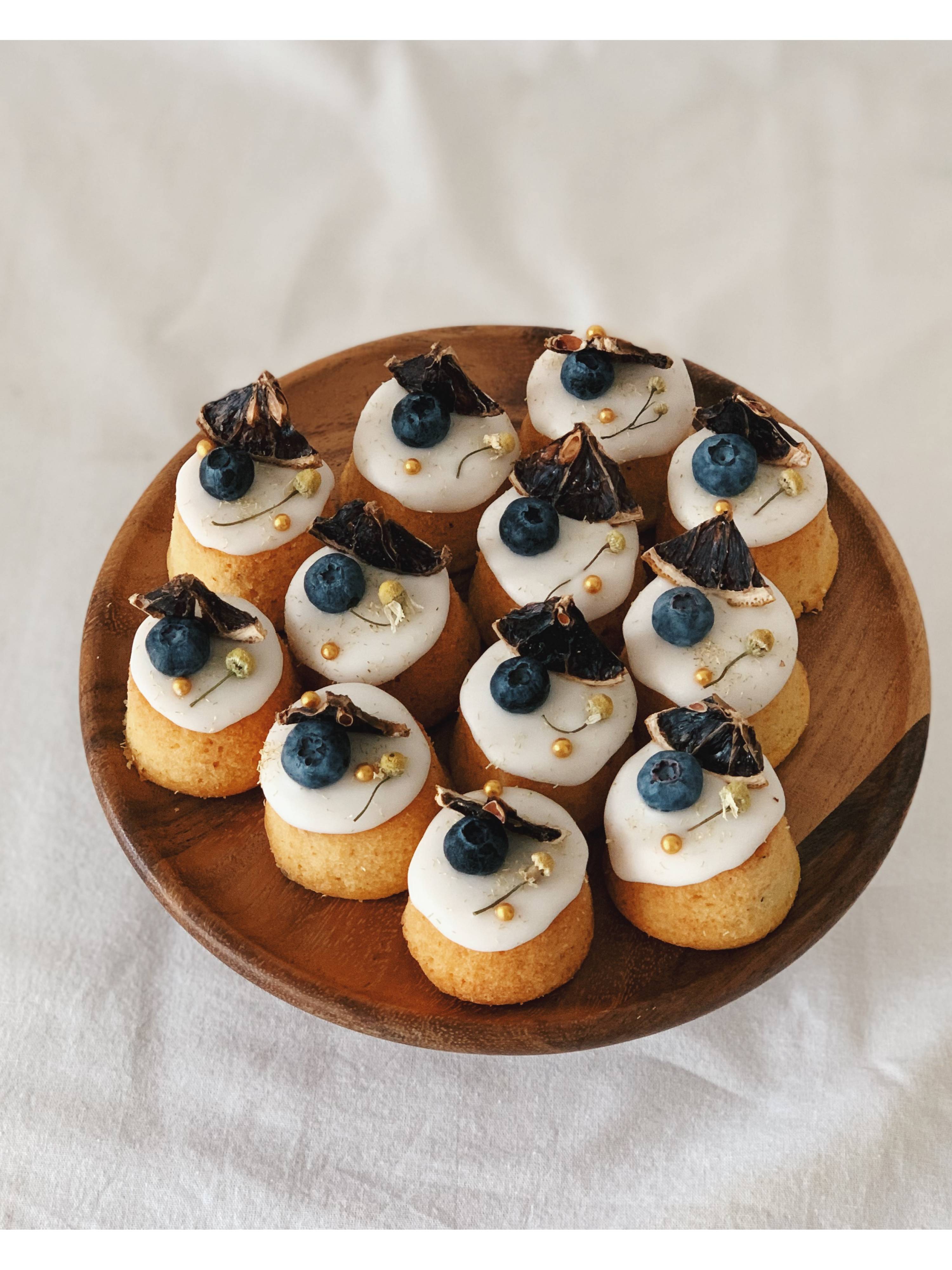 Honey Chamomile Mini Teacakes