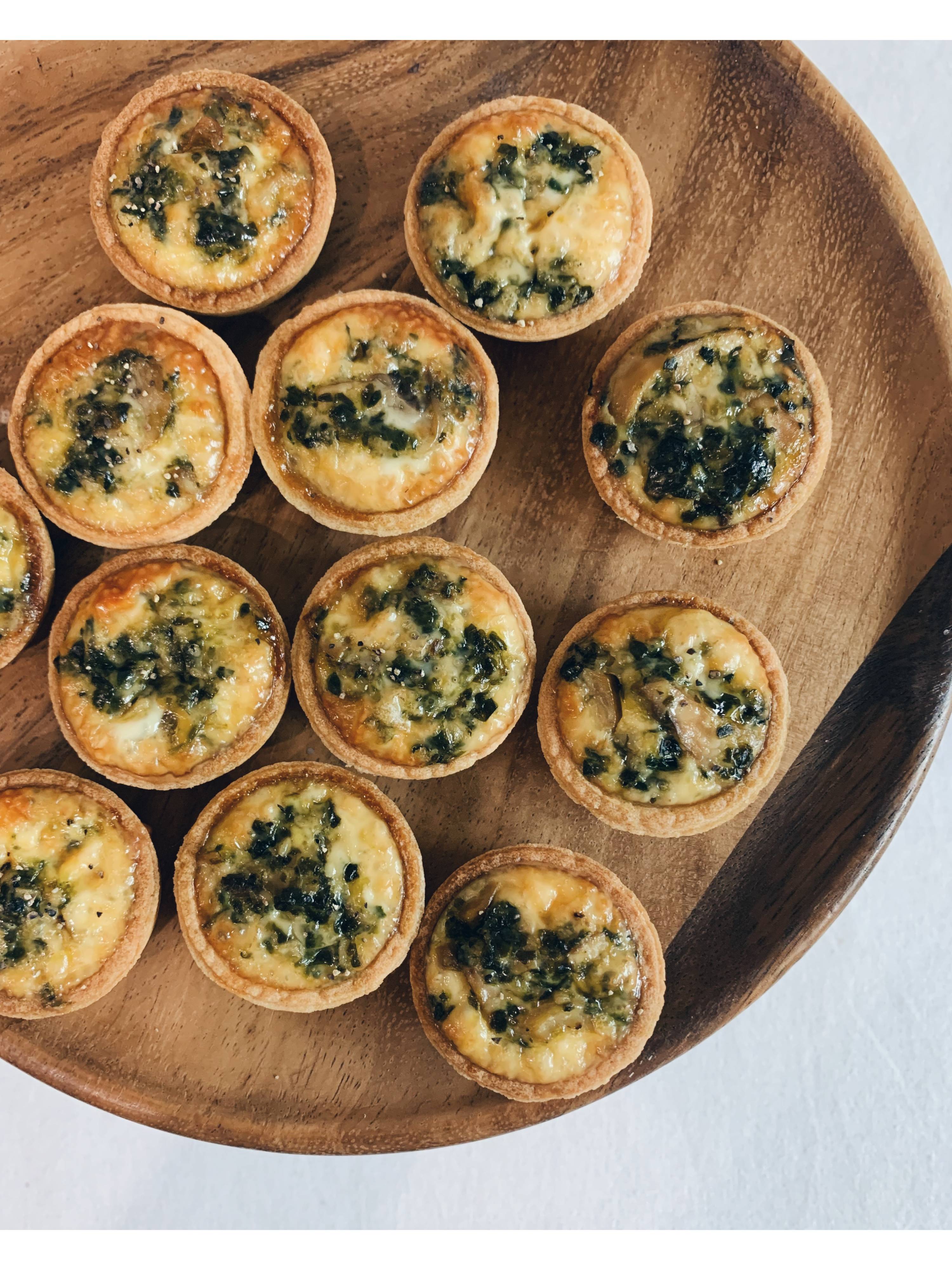 Spinach Mushroom Quiche