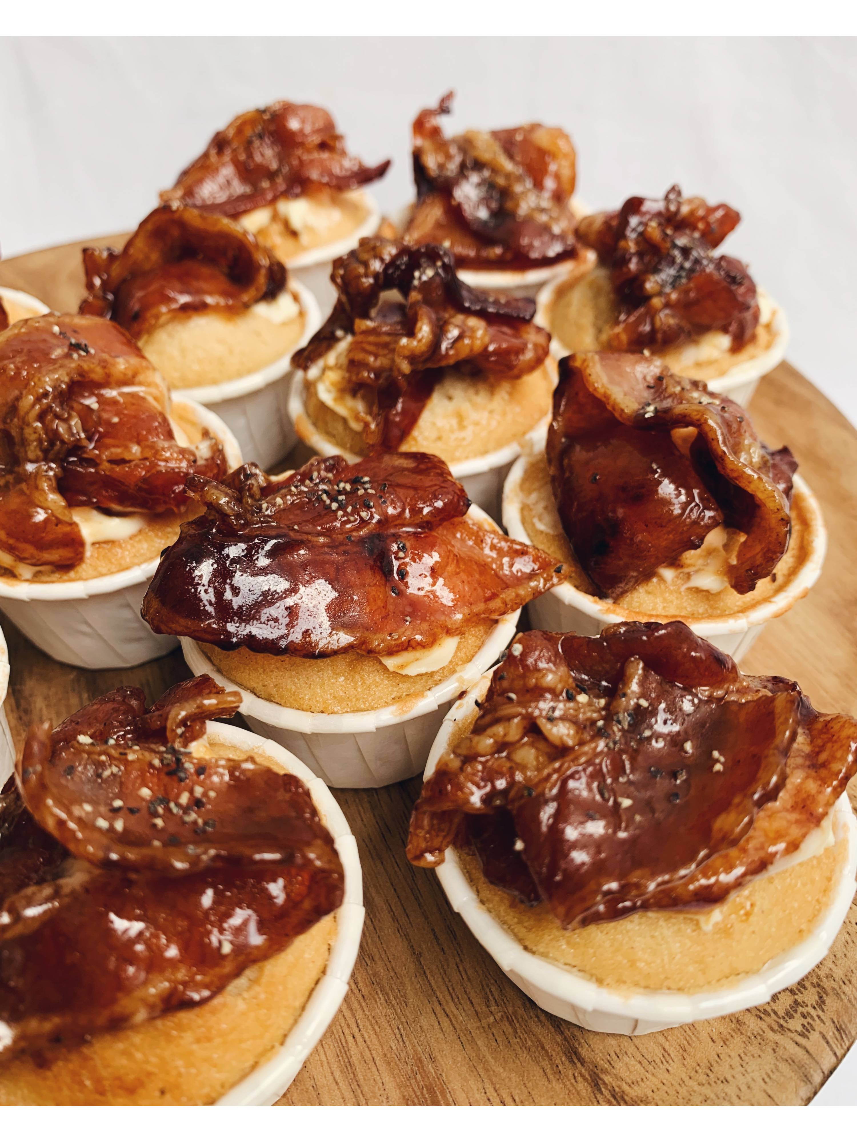 Maple Bacon Cinnamon Mini Teacakes