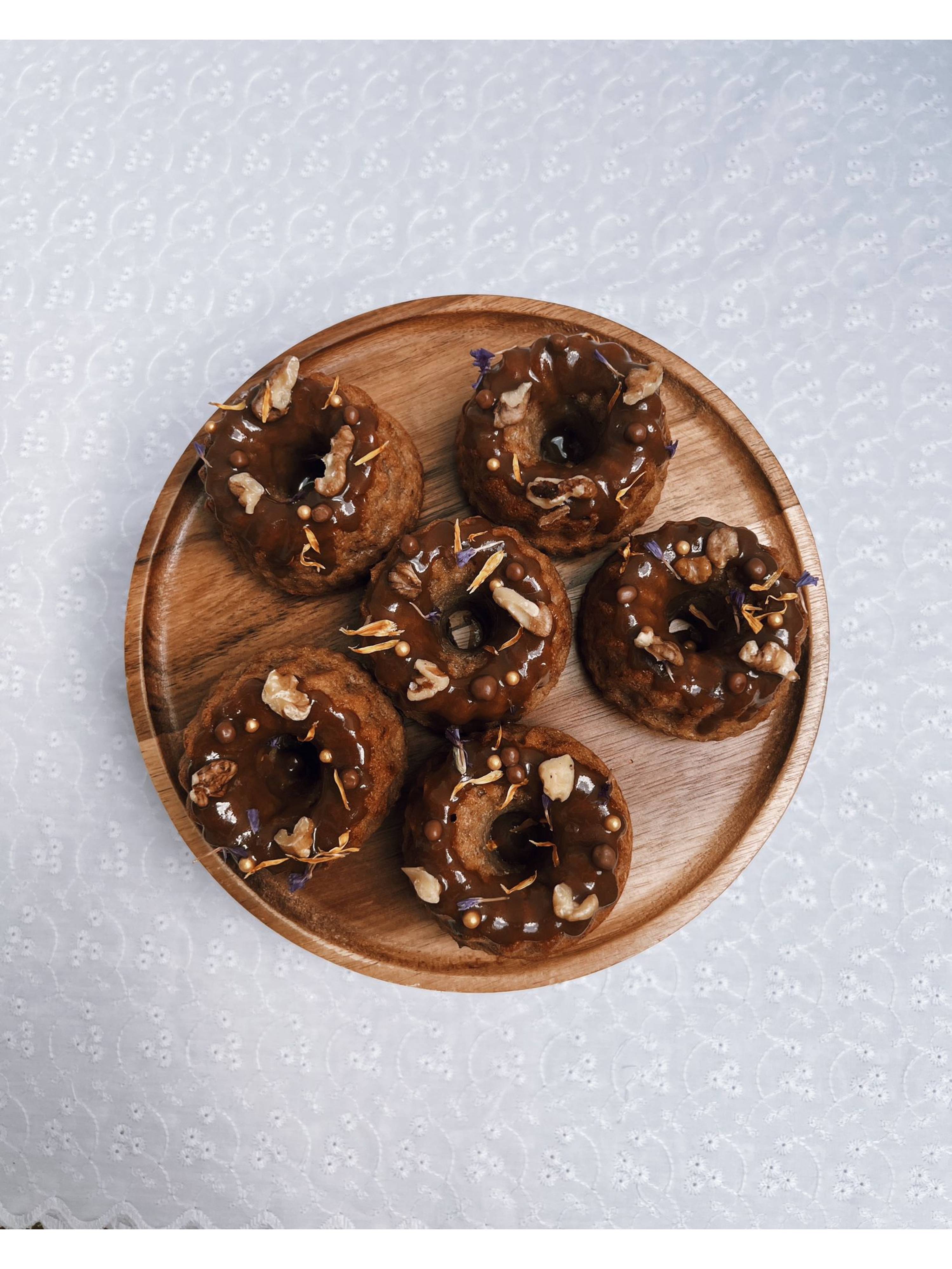 Brown Butter Banana Walnut Toffee Bundt Cake