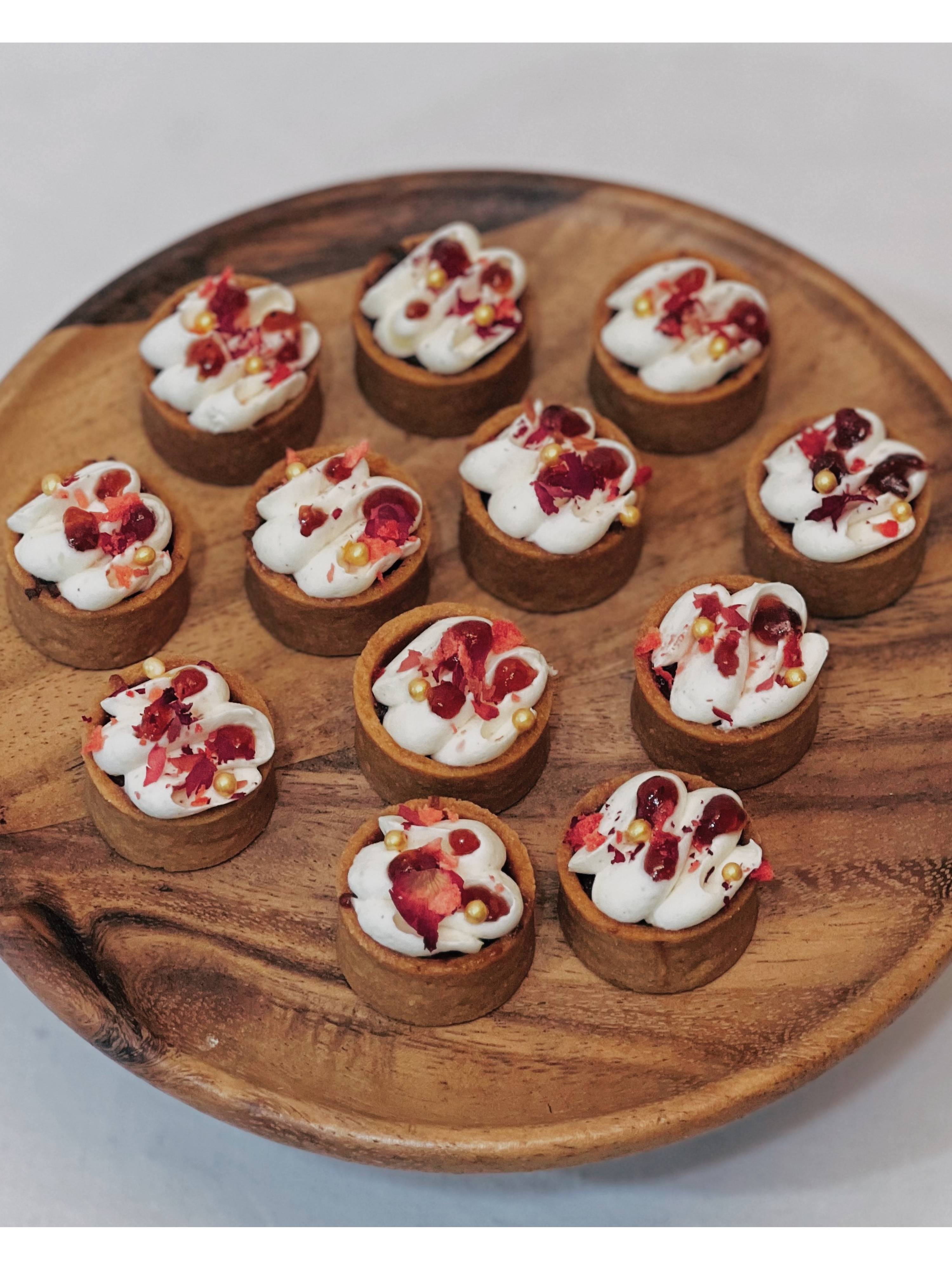 Strawberry Basil Tartlets
