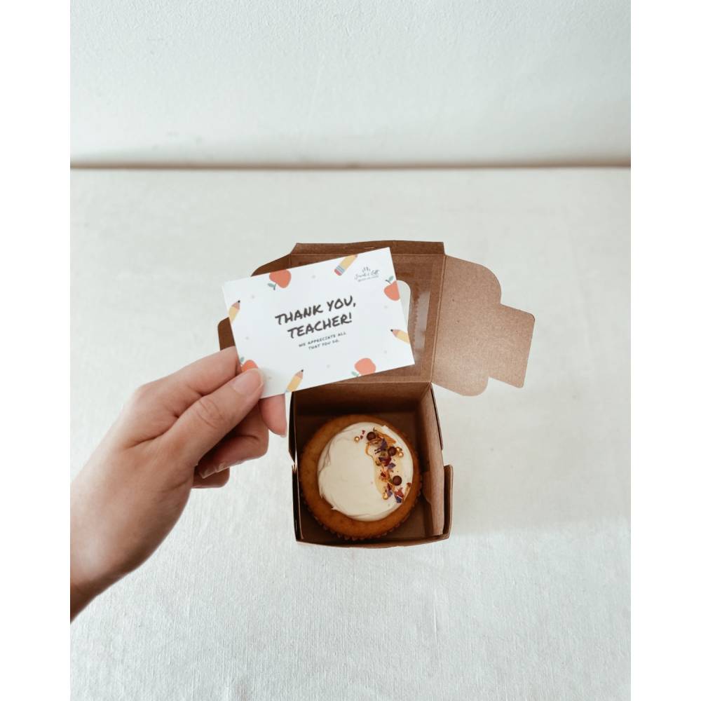 Teacher's Day Individual Teacake Box