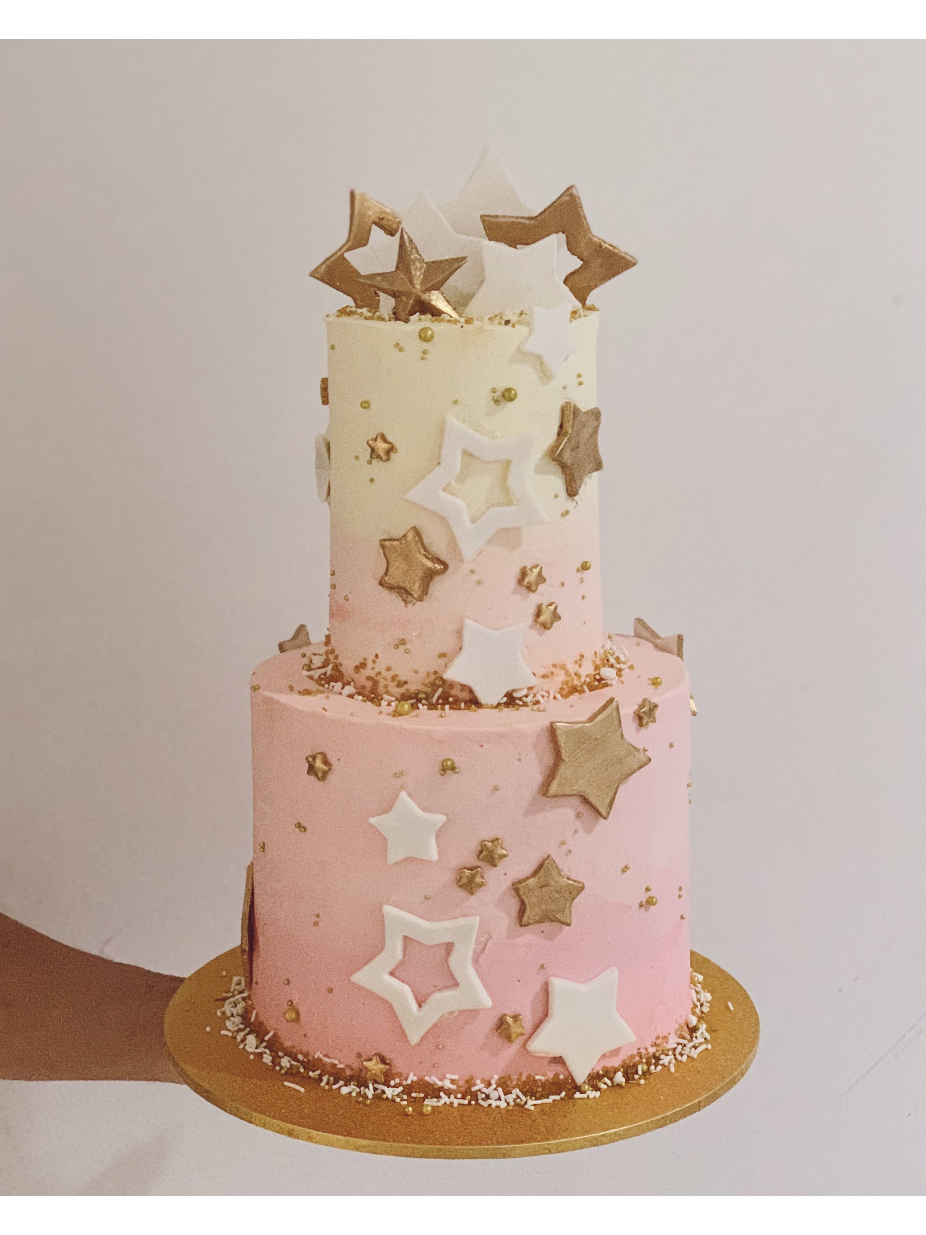 G5. Pink Starry Cake