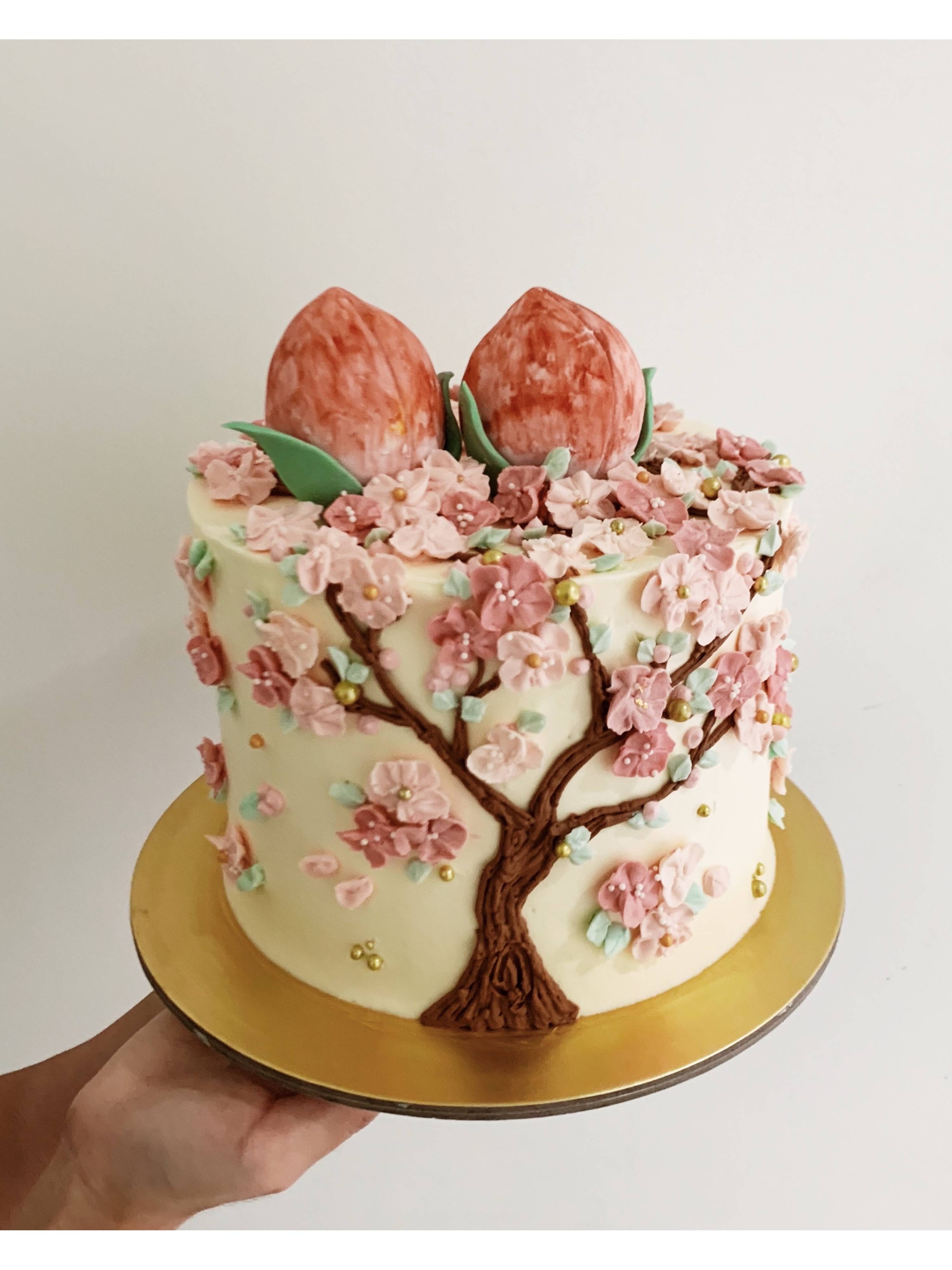L1. Sakura Longevity Cake