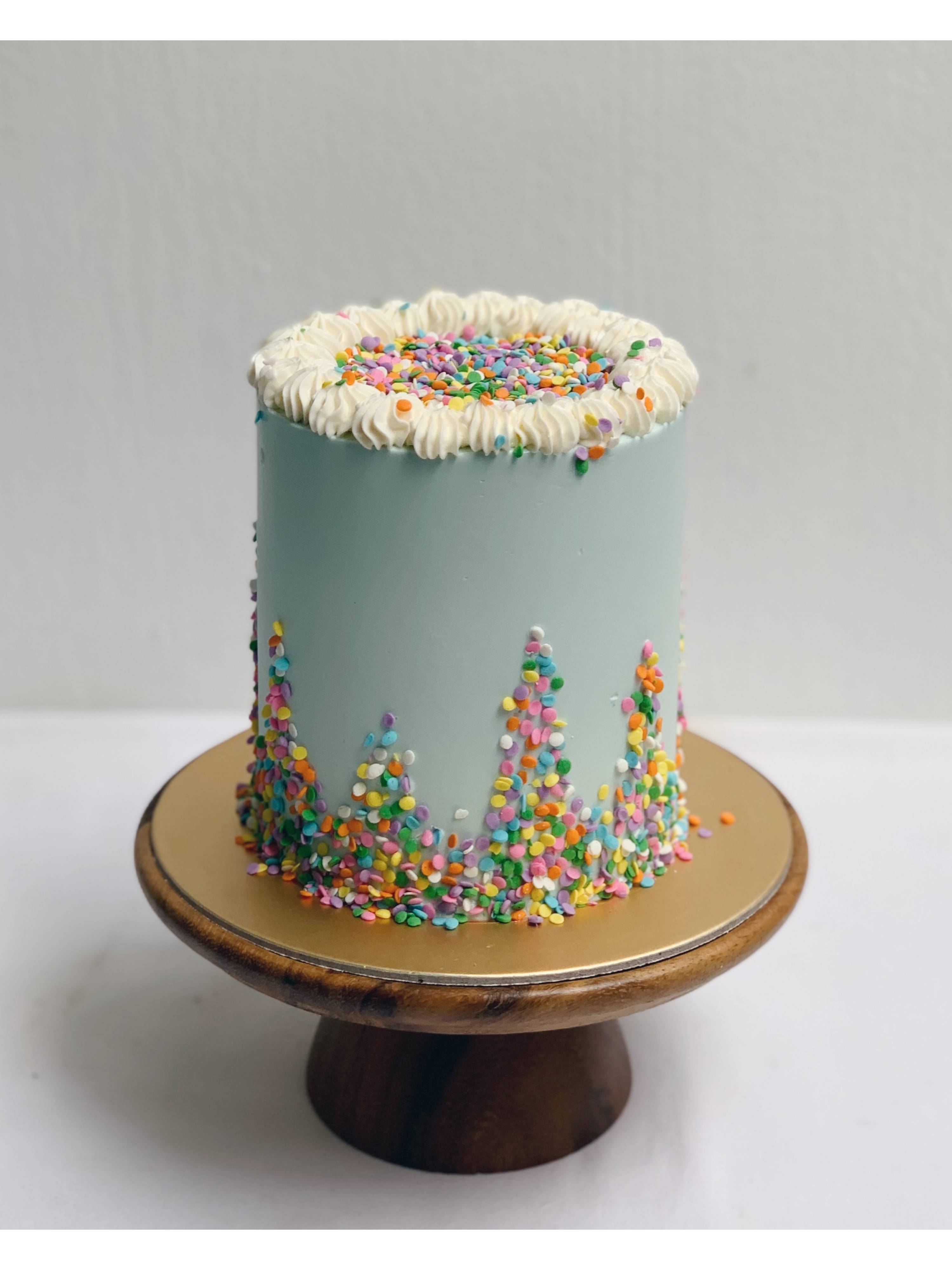 S2. Blue Sprinkles Cake