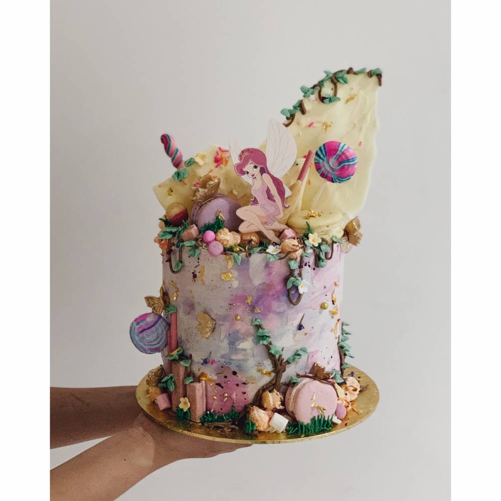 K1. Enchanted Forest Fairy Cake