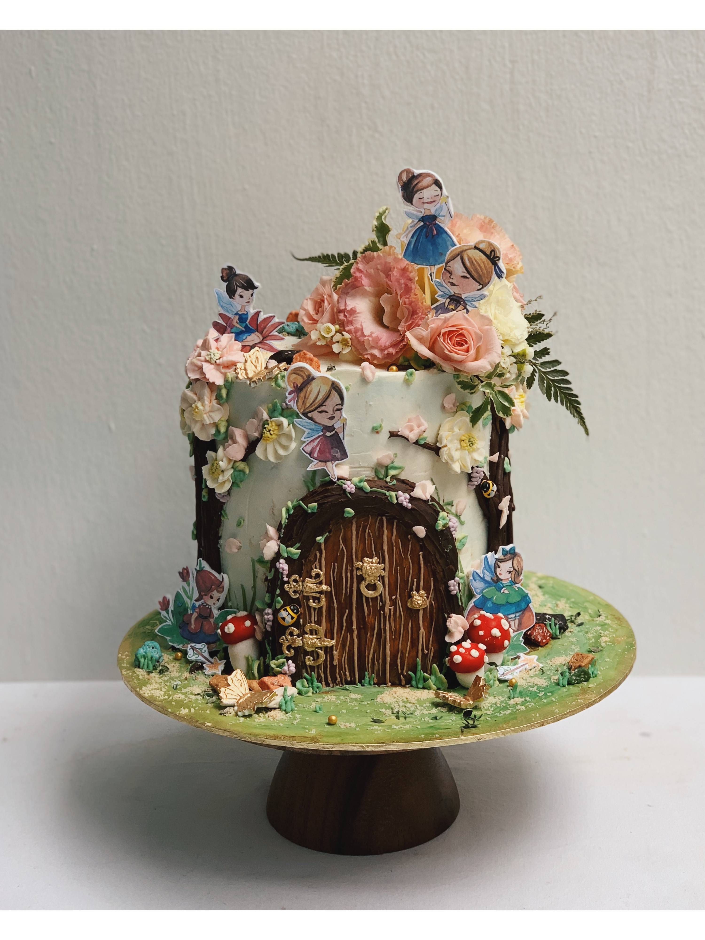 K3. Whimsical Fairy Cake