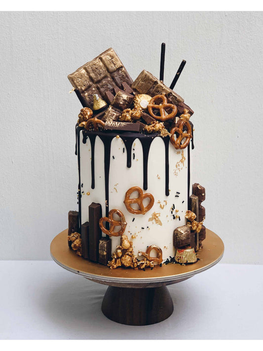 White Mad Hatter Drip Cake Singapore | Sarah’s Loft