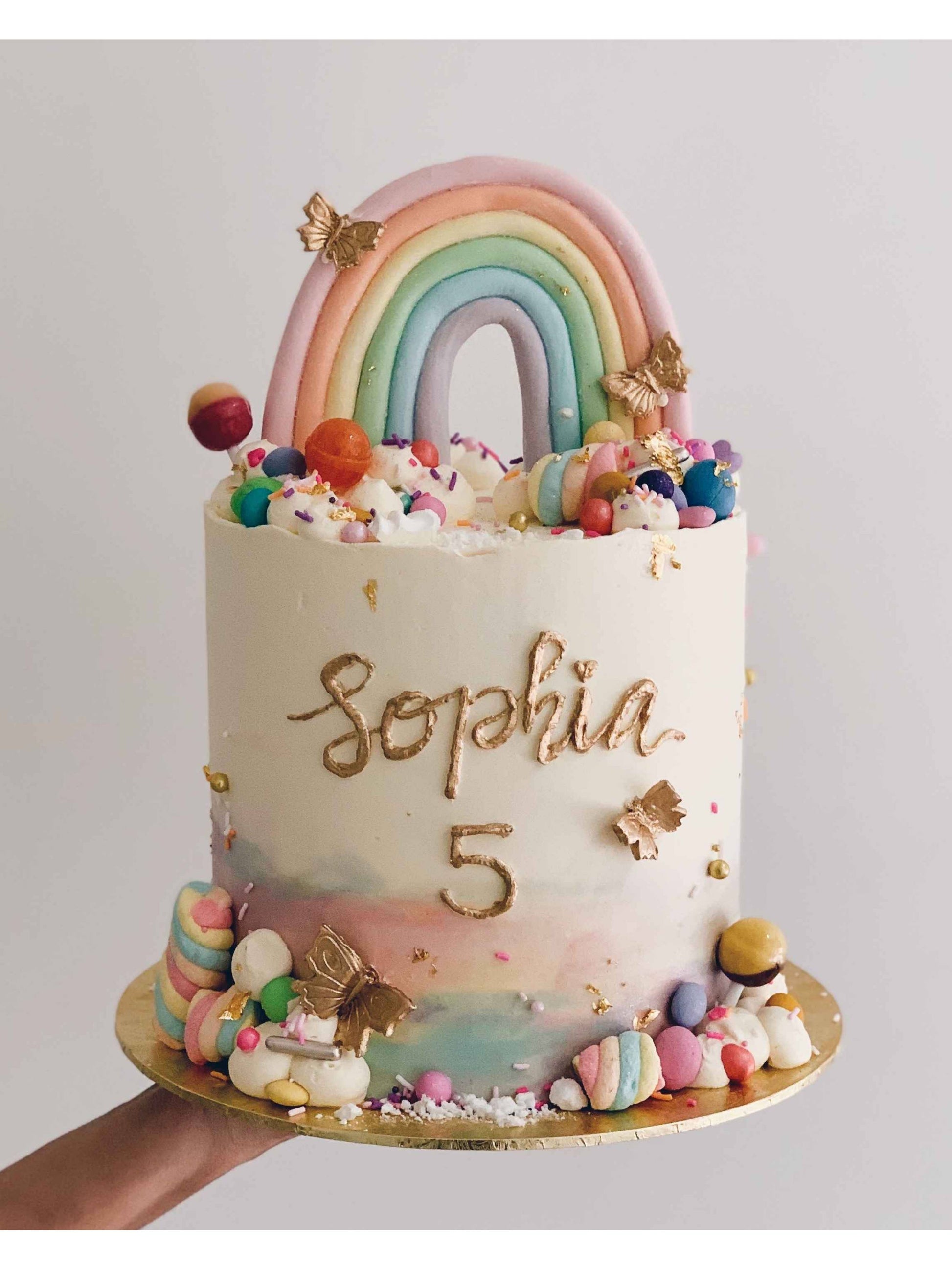 Soft Pink Watercolour Cake Singapore | Sarah’s Loft