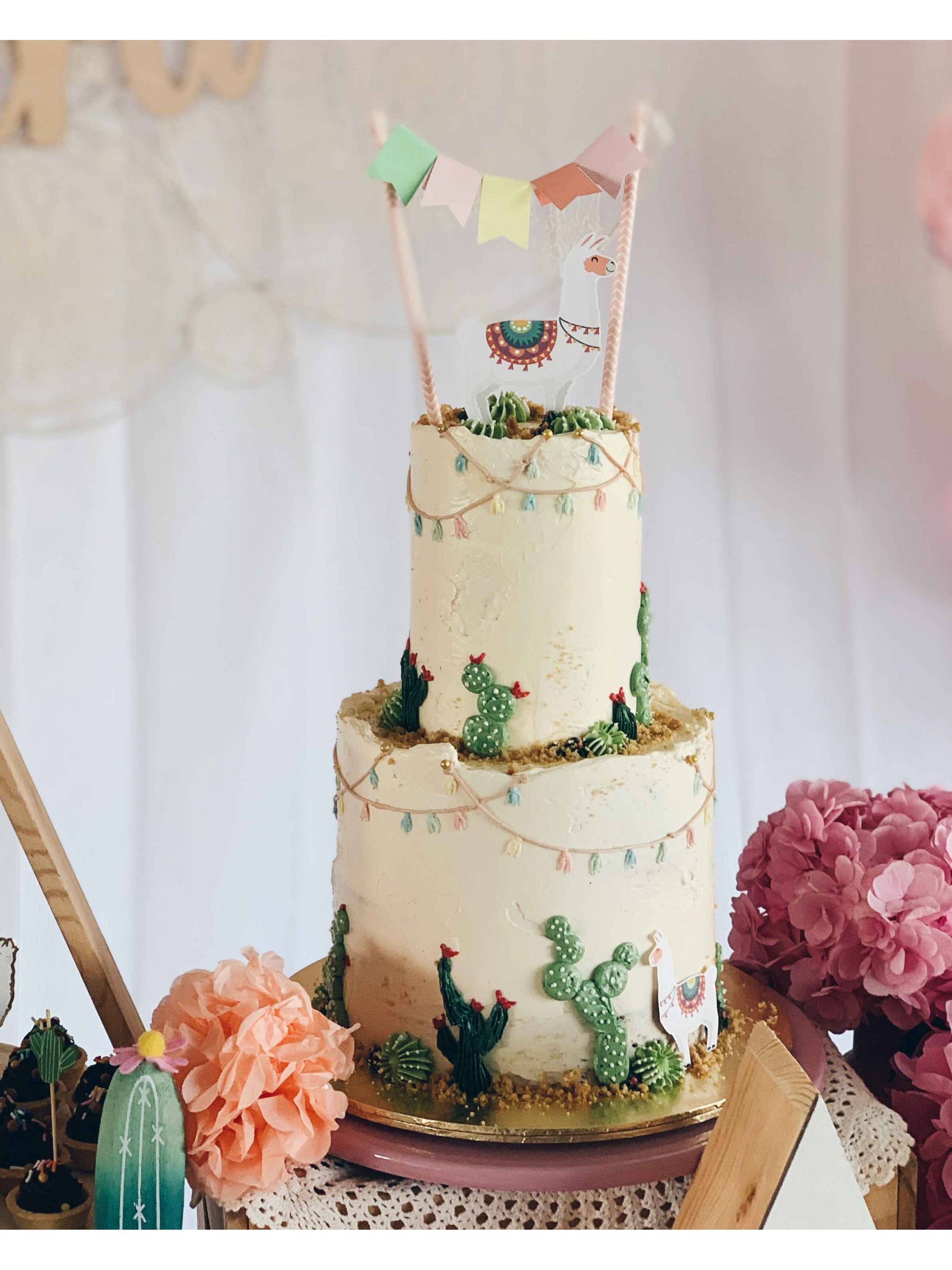 Alpaca Cactus Cake Singapore | Sarah’s Loft