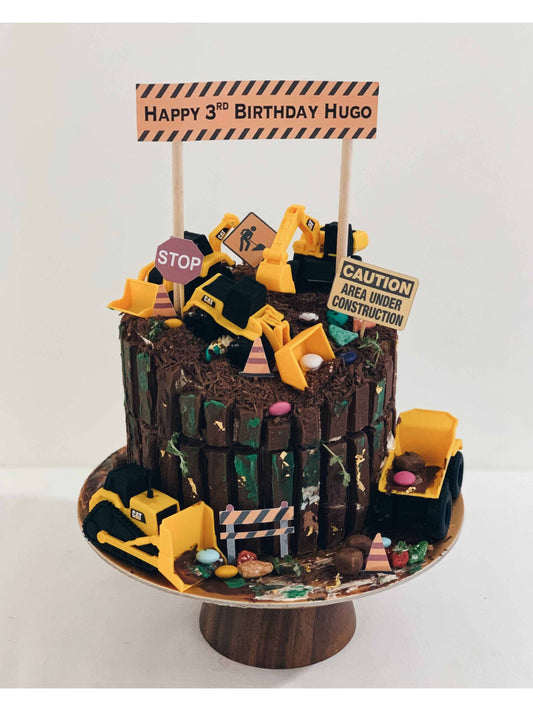 Construction Cake Singapore | KitKat Birthday Cake | Sarah’s Loft