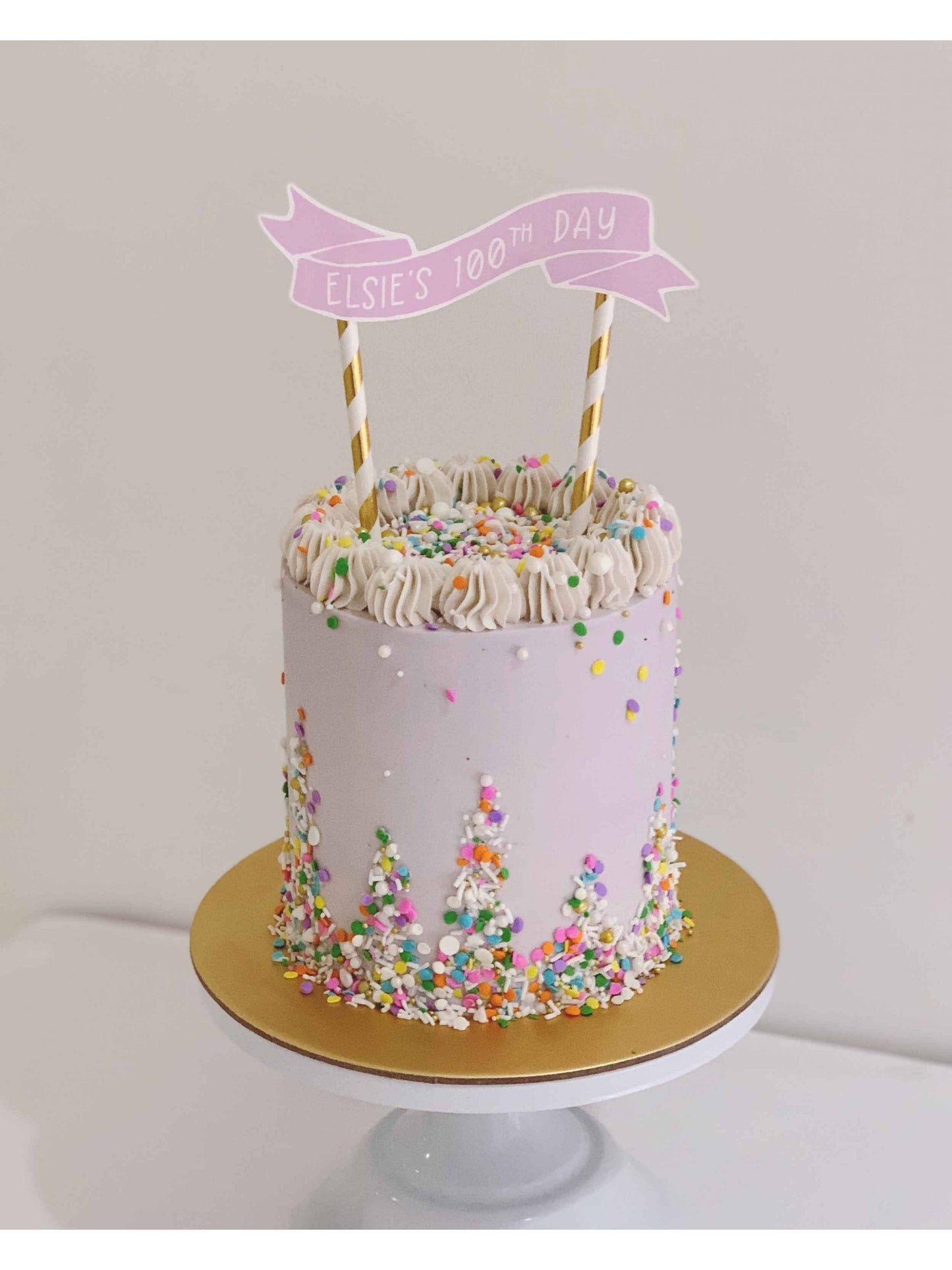 Lilac Sprinkles Cake Singapore | Sarah’s Loft