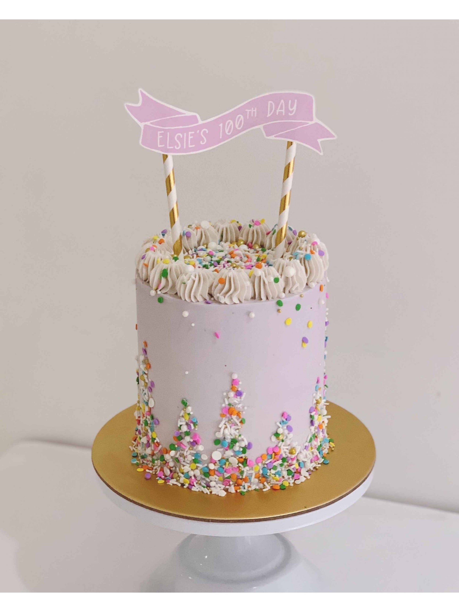Lilac Sprinkles Cake Singapore | Sarah’s Loft