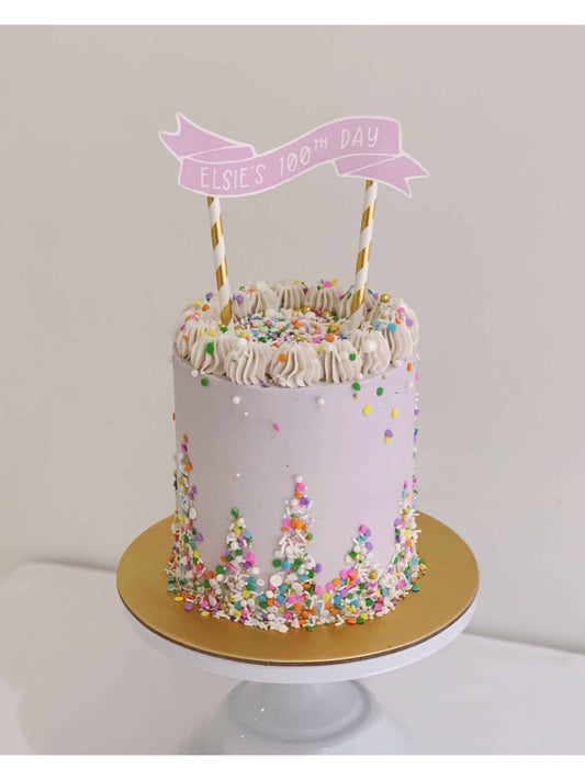 Lilac Sprinkles Cake Singapore | Sarah’s Loft
