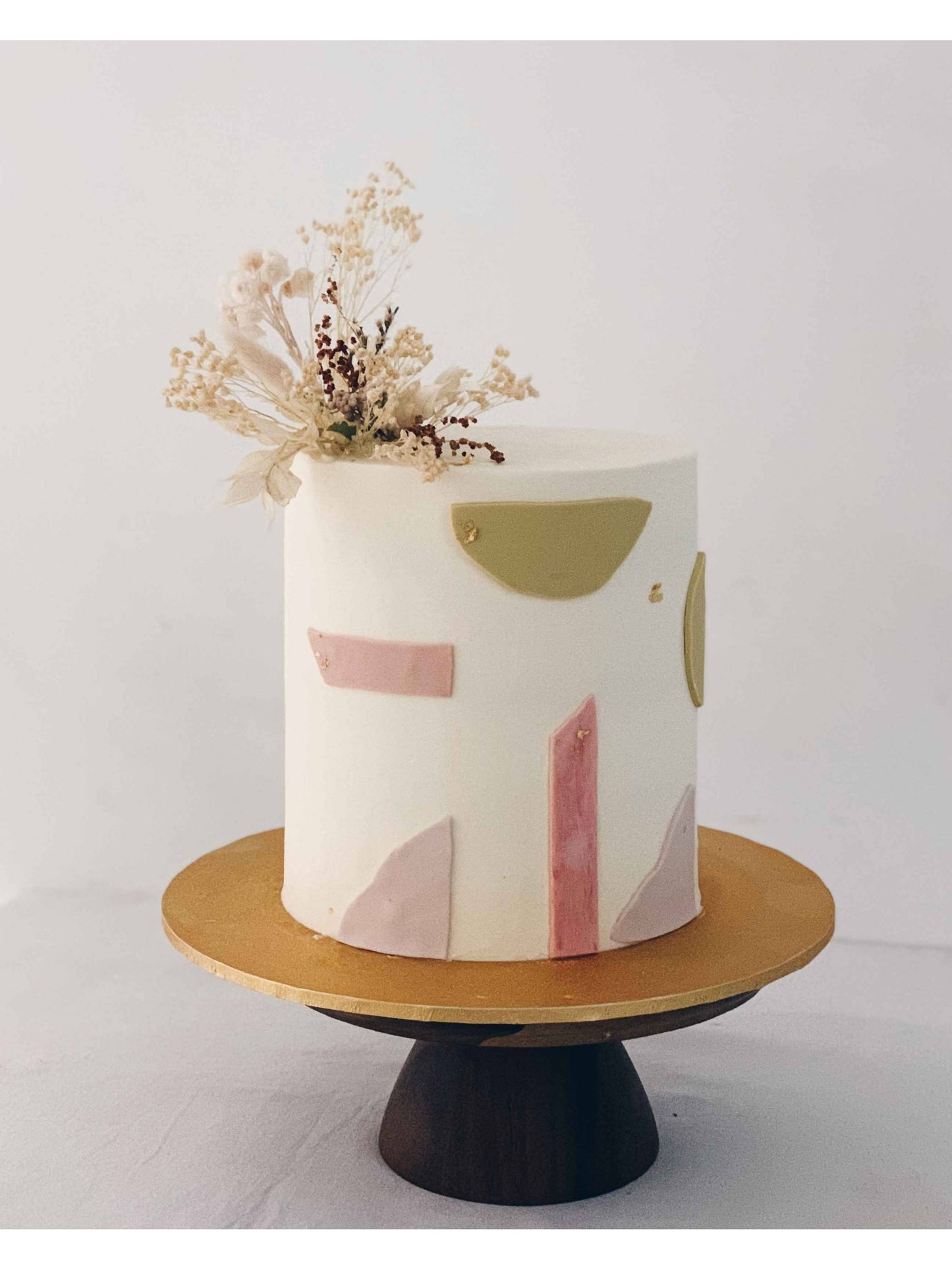 Floral Cake Singapore | Minimalist Abstract Floral Cake | Sarah’s Loft