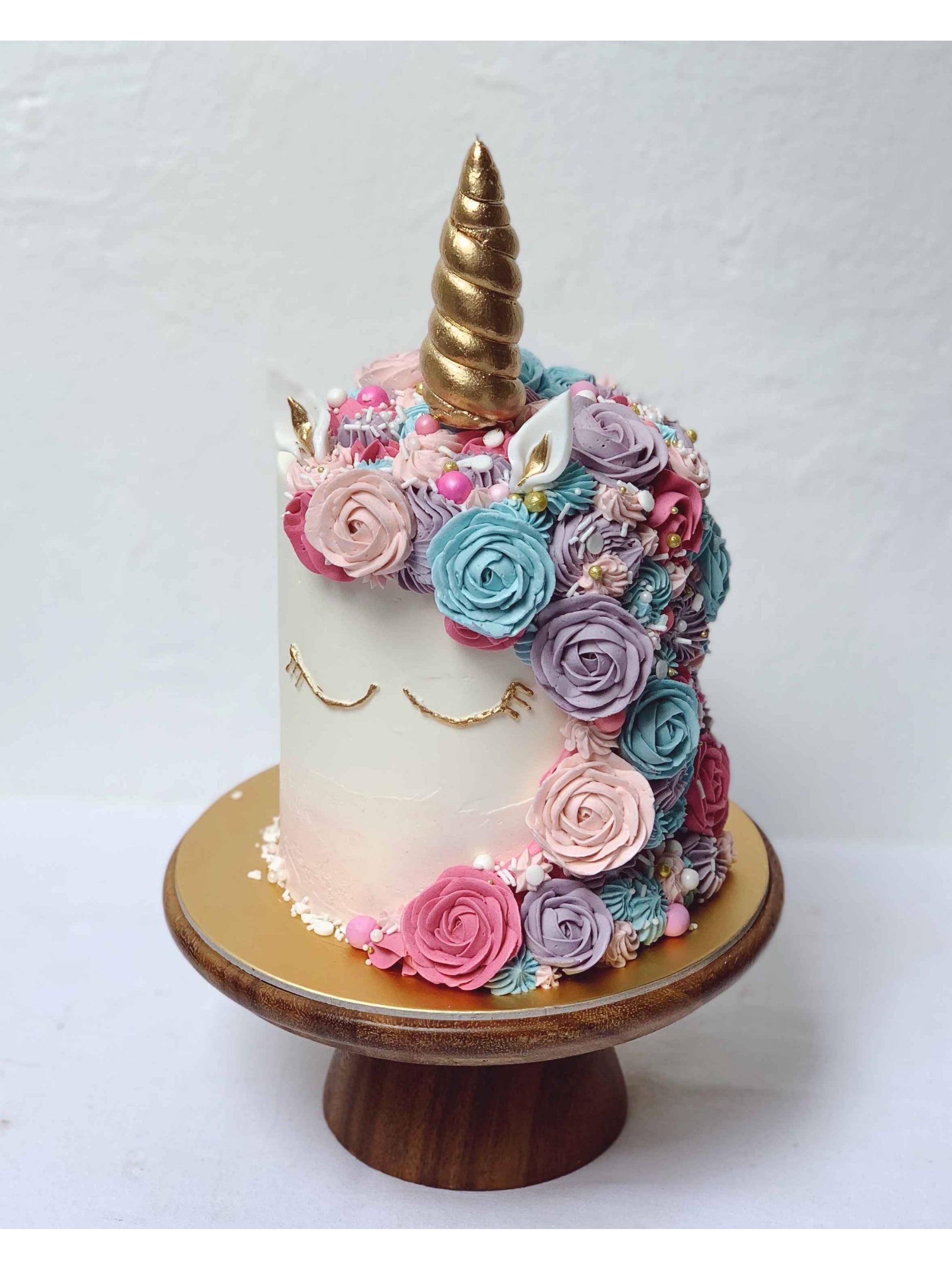 Lilac Pink Blue Unicorn Cake Singapore | Sarah’s Loft