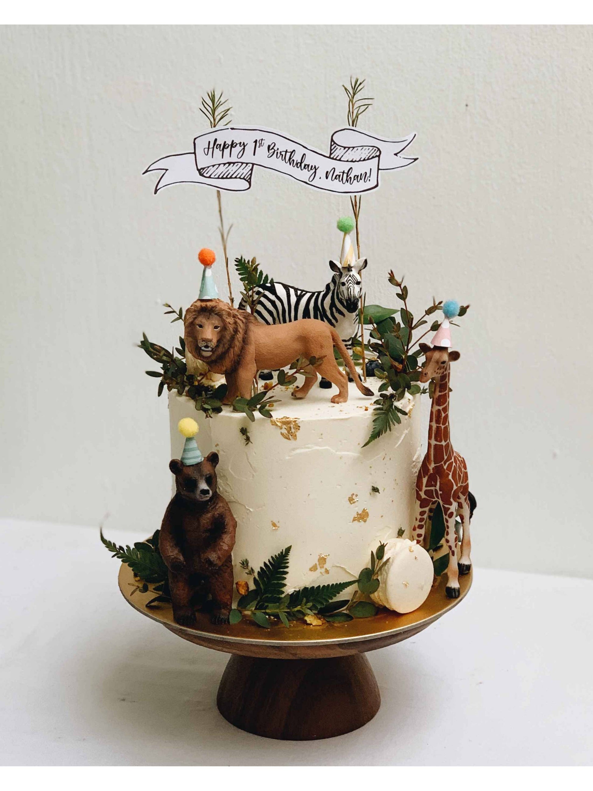 Safari Party Animal Cake Singapore | Sarah’s Loft