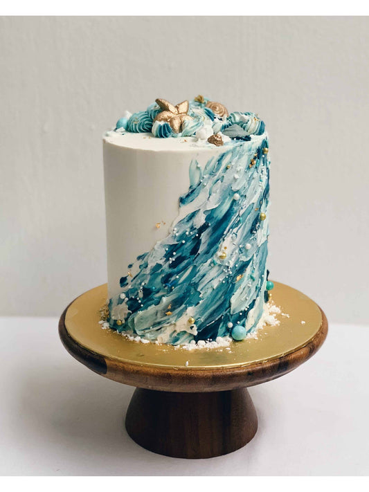 Abstract Waves Cake Singapore | Modern Design Cake | Sarah’s Loft