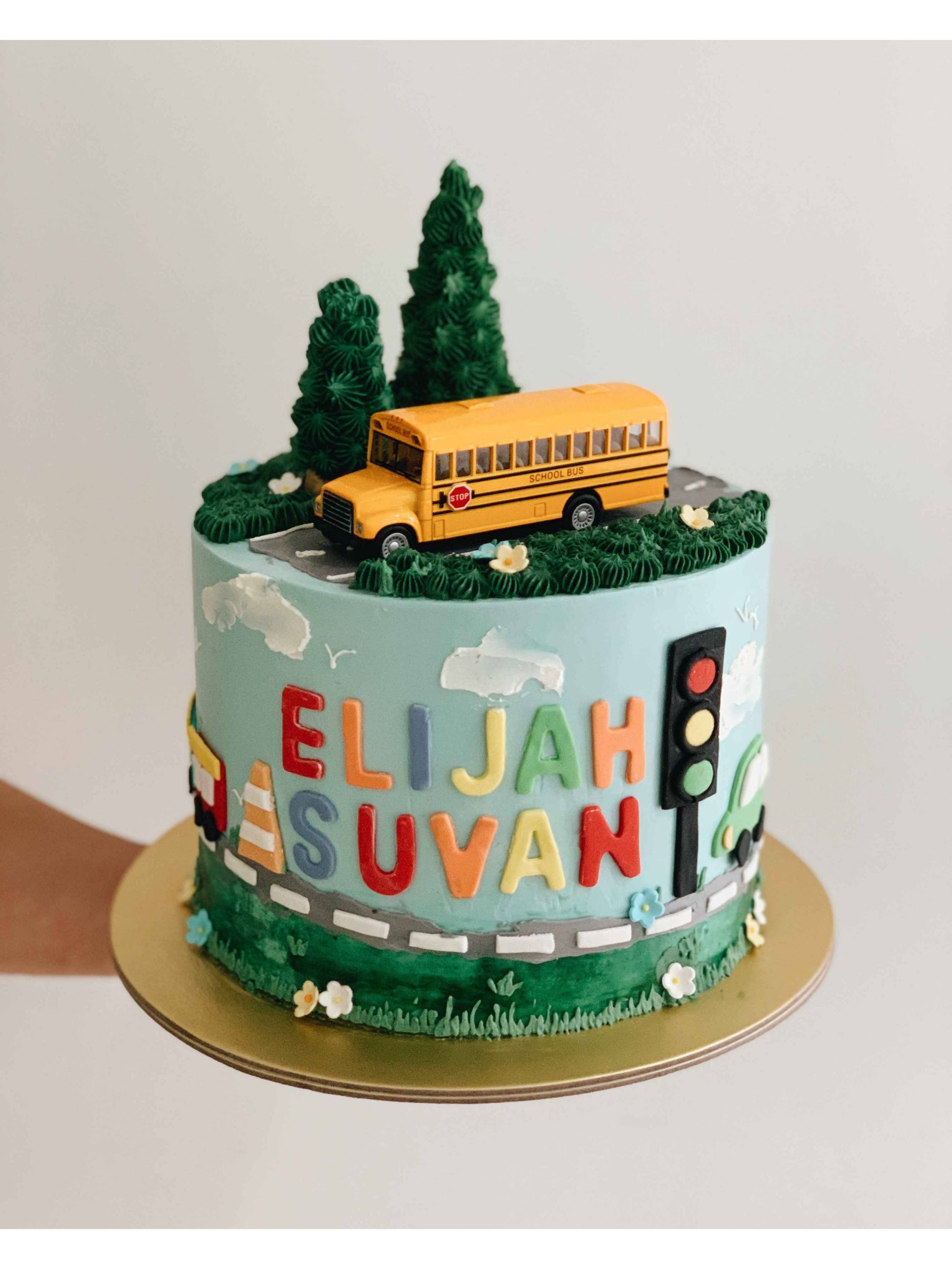 Car Bus Cake Singapore | Kids Birthday Cake | Sarah’s Loft