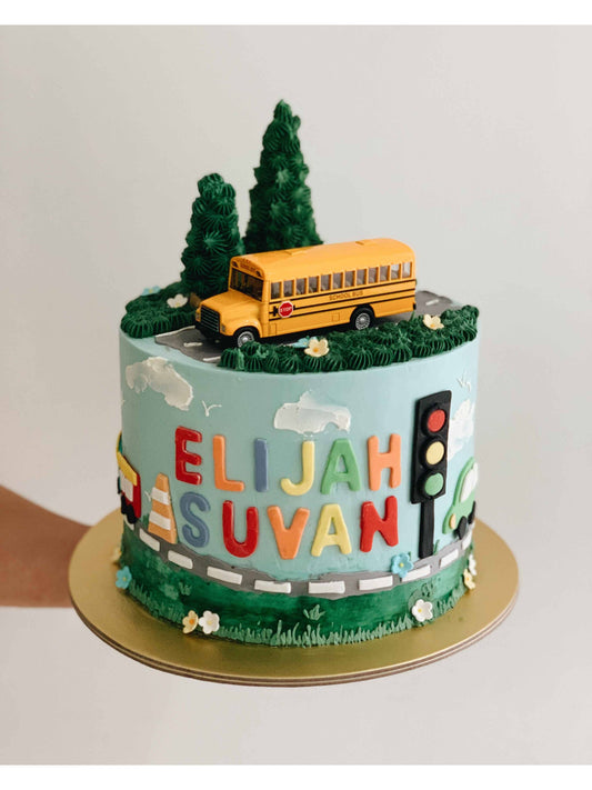 Car Bus Cake Singapore | Kids Birthday Cake | Sarah’s Loft