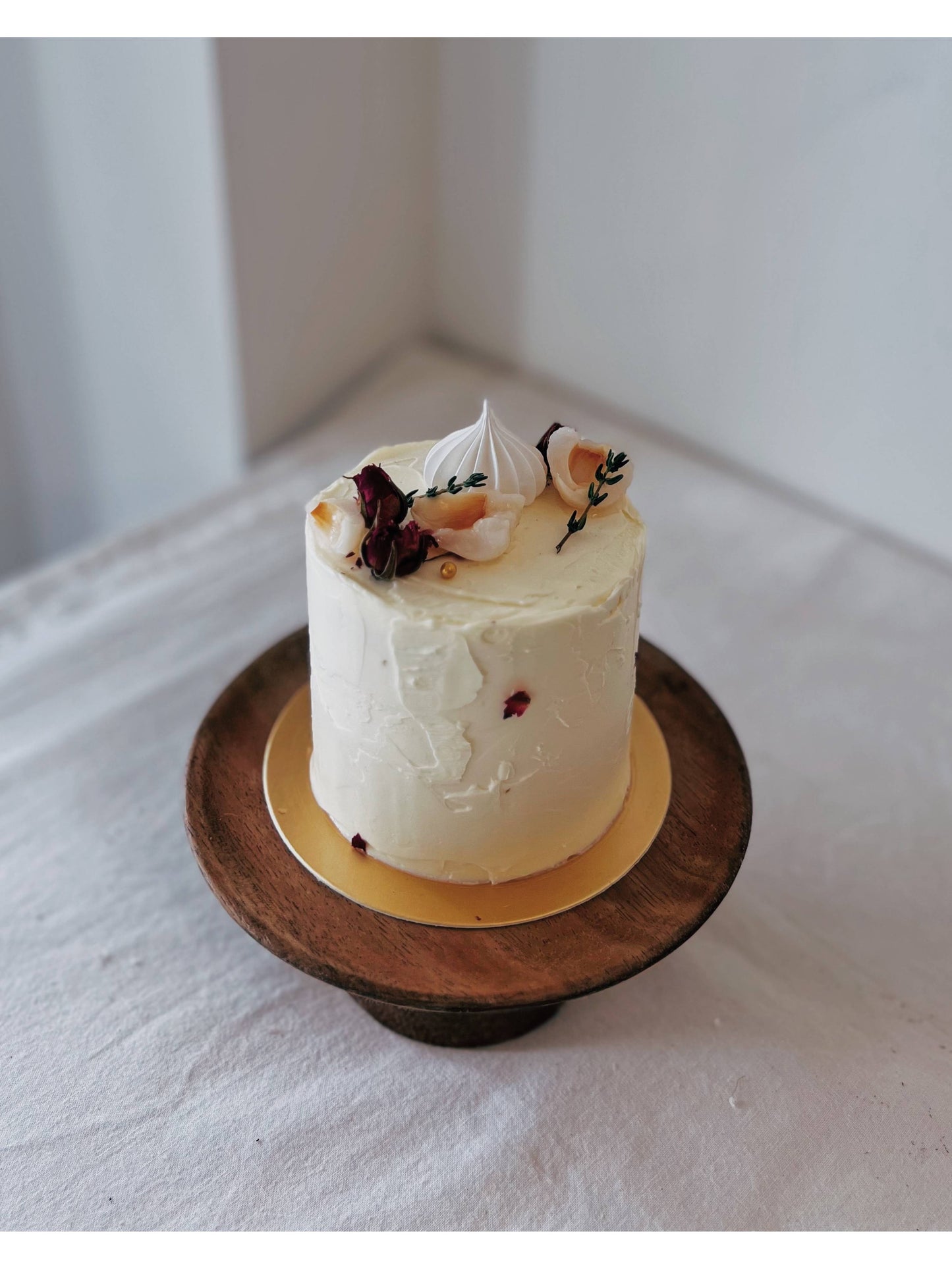Mini Rose Lychee Cake Singapore | Sarah’s Loft