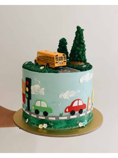 Car Bus Cake Singapore | Kids Birthday Cake | Sarah’s Loft