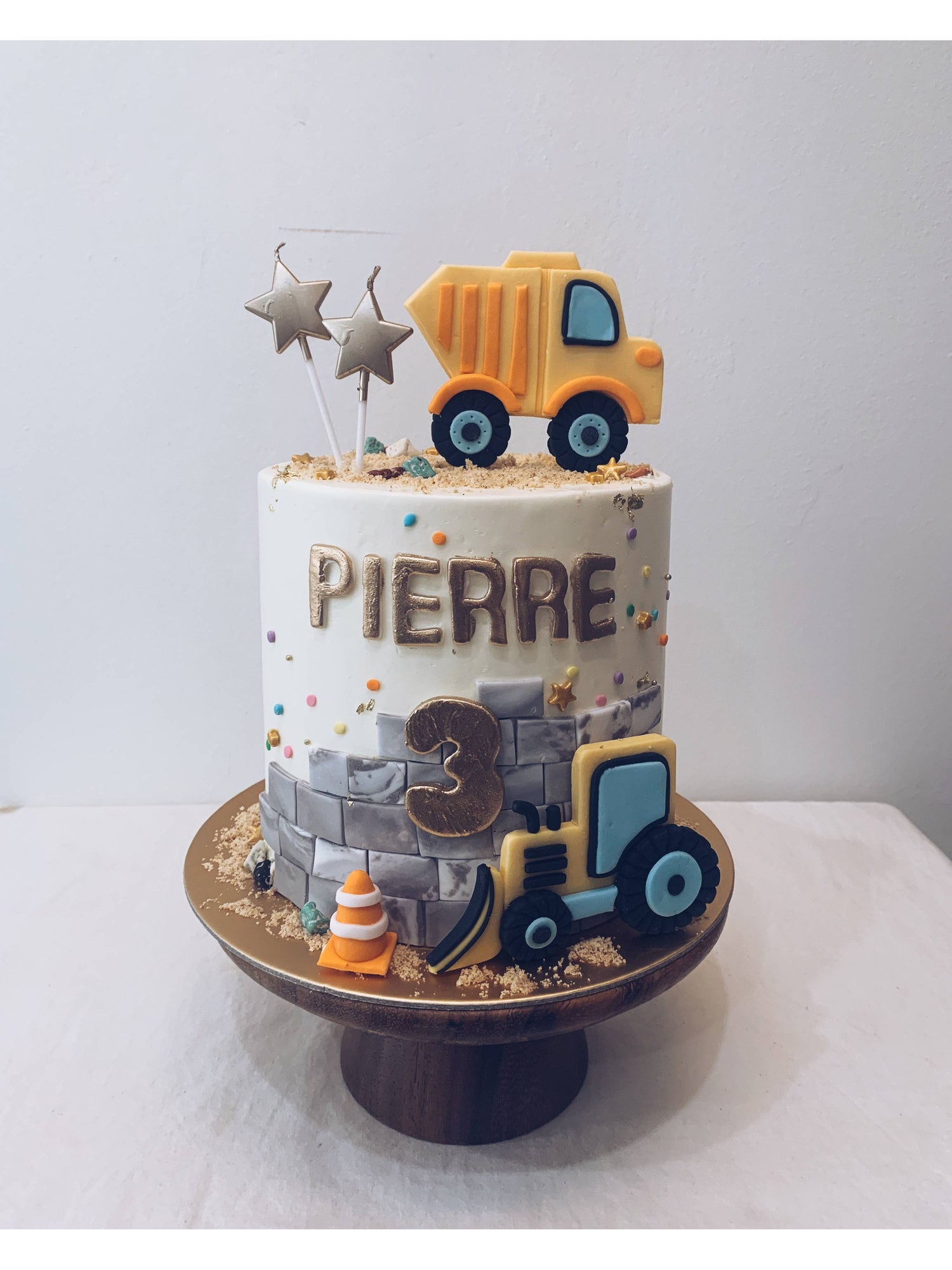 Construction Cake Singapore | Custom Construction Birthday Cake l Sarah's Loft