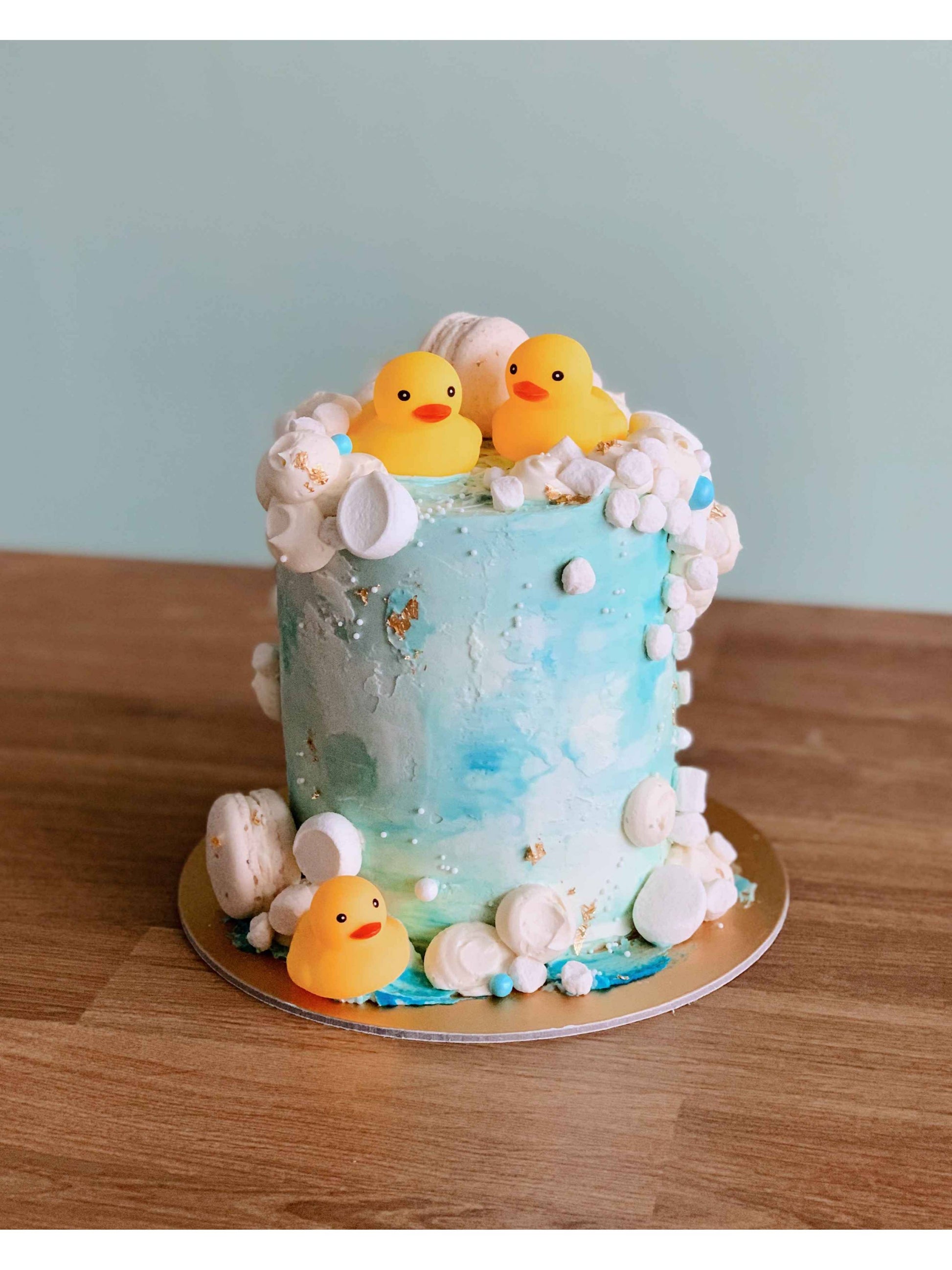 Rubber Ducky Cake Singapore | Baby Shower Cake | Sarah’s Loft
