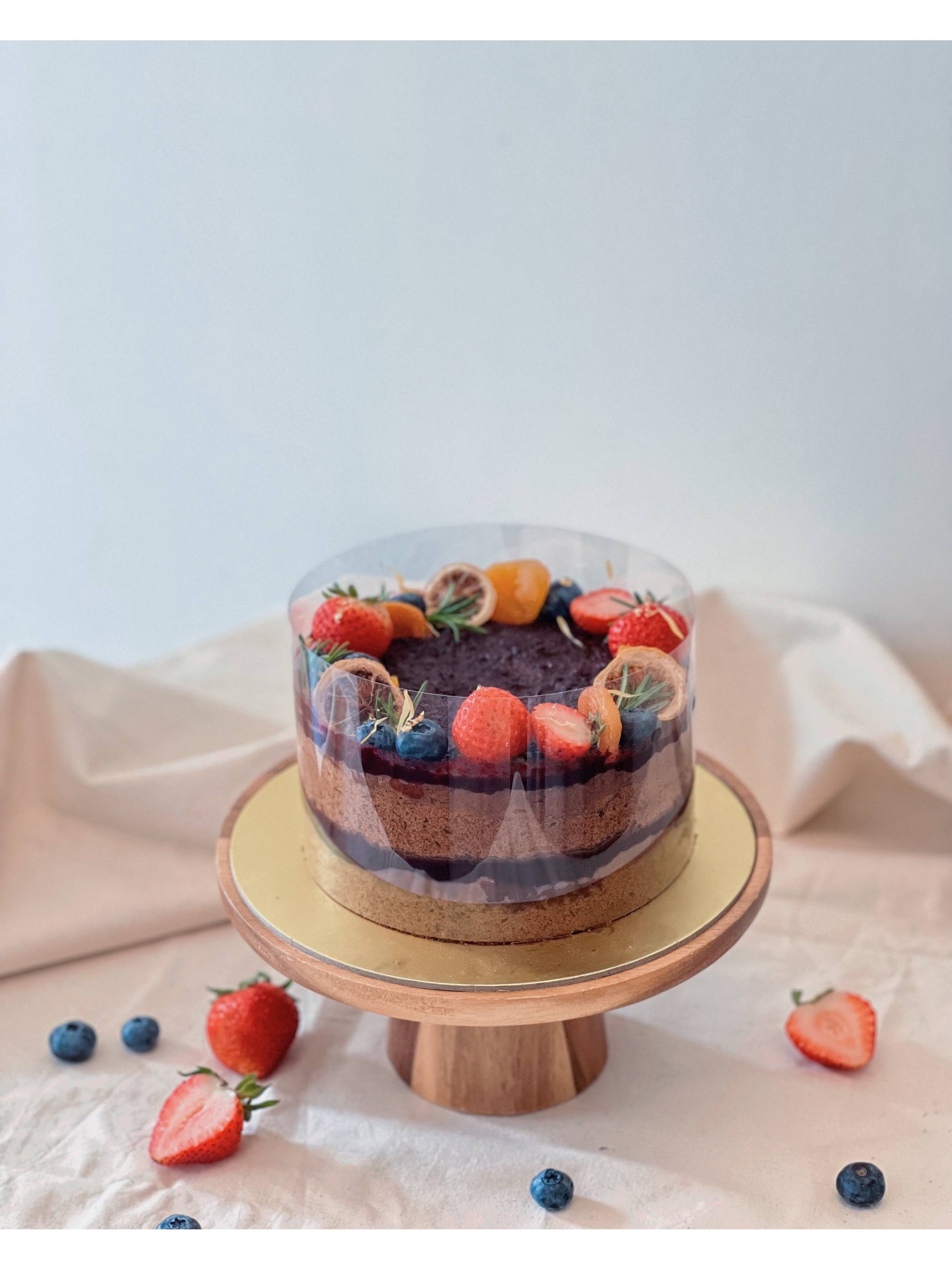 Vegan Banana & Berries Cake | Baby-Friendly Cake Singapore | Sarah’s Loft