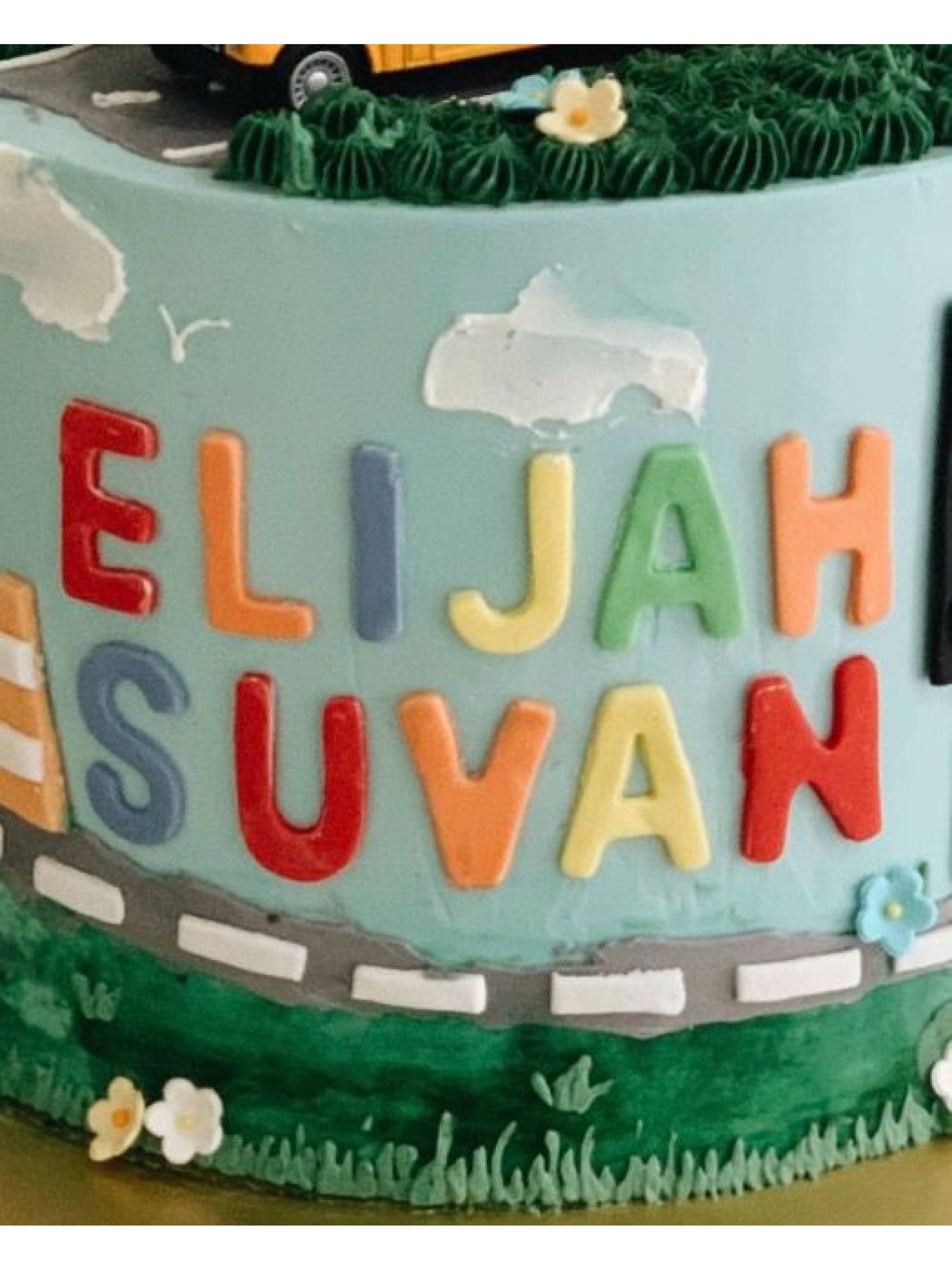 Fondant Alphabet Cake Toppers Singapore | Sarah’s Loft