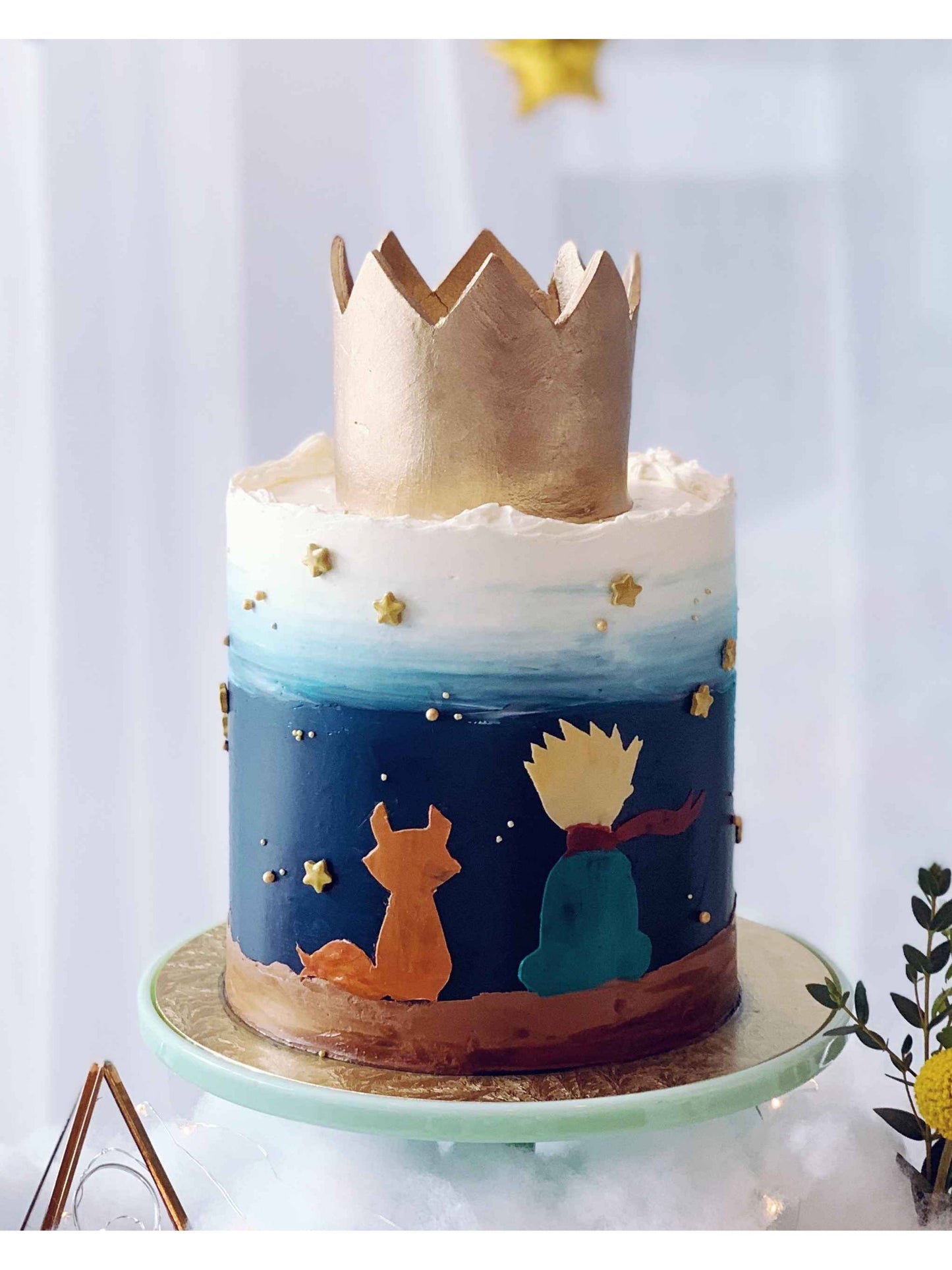 Boy Prince Cake Singapore | Crown Birthday Cake for Kids – Sarah's Loft