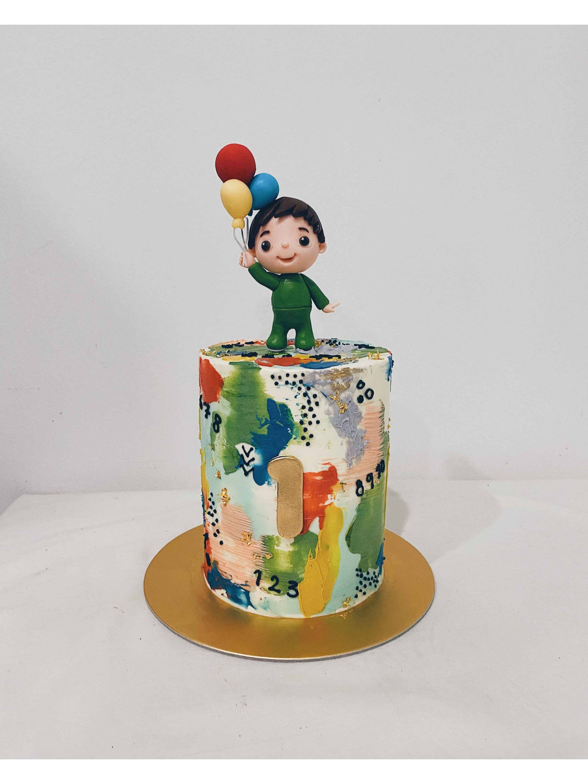 Birthday Number Cake Singapore | Custom Number Cake Design l Sarah's Loft