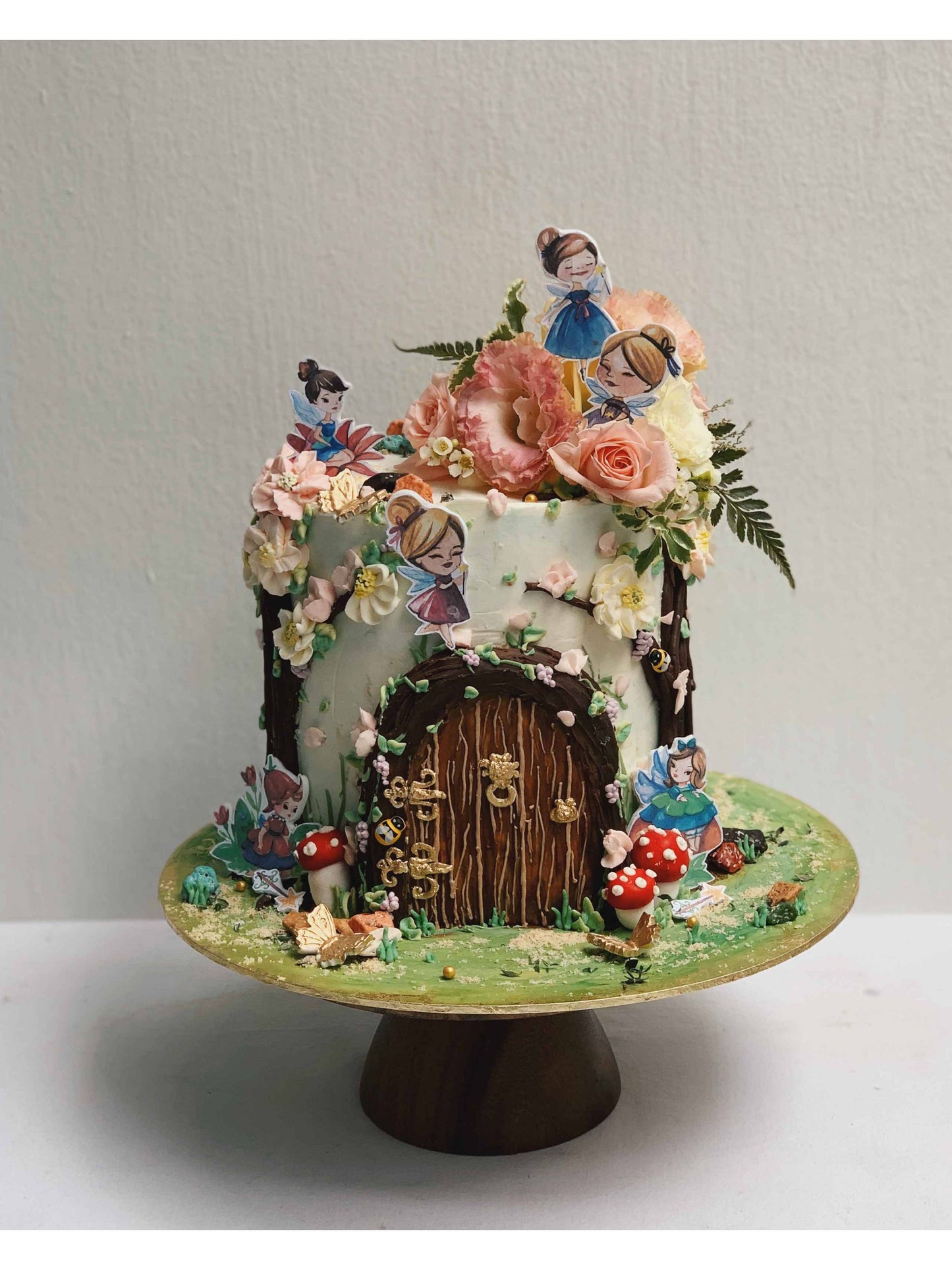 Whimsical Fairy Cake Singapore | Custom Fairy Theme Birthday Cake
