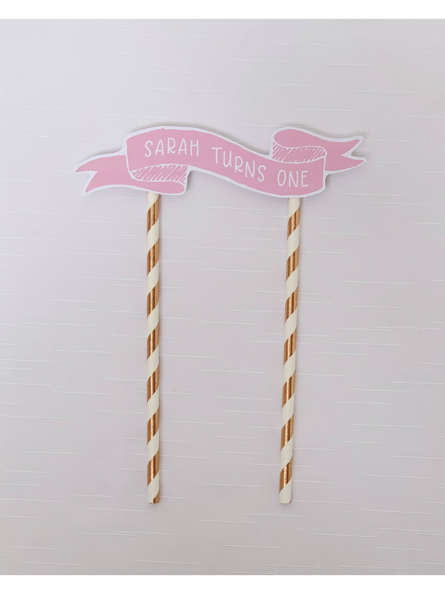 Personalised Message Banner (Pink)