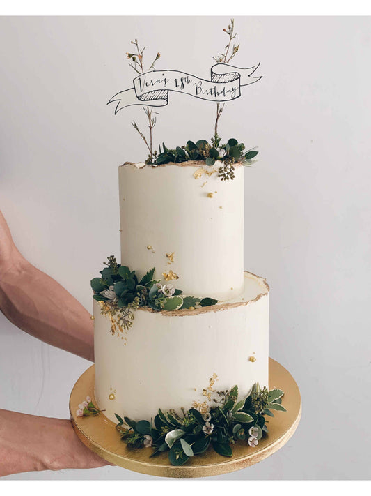 White Foliage Cake Singapore | Sarah’s Loft