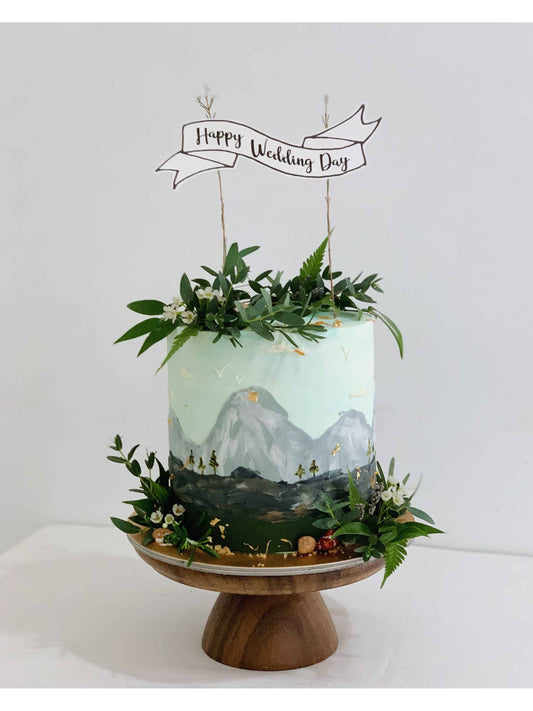 Mountain Landscape Cake Singapore | Sarah’s Loft