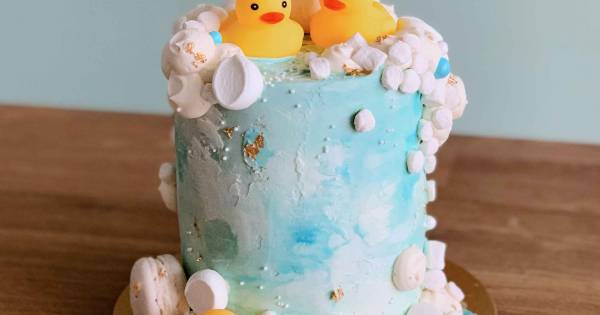 Rubber Ducky Cake